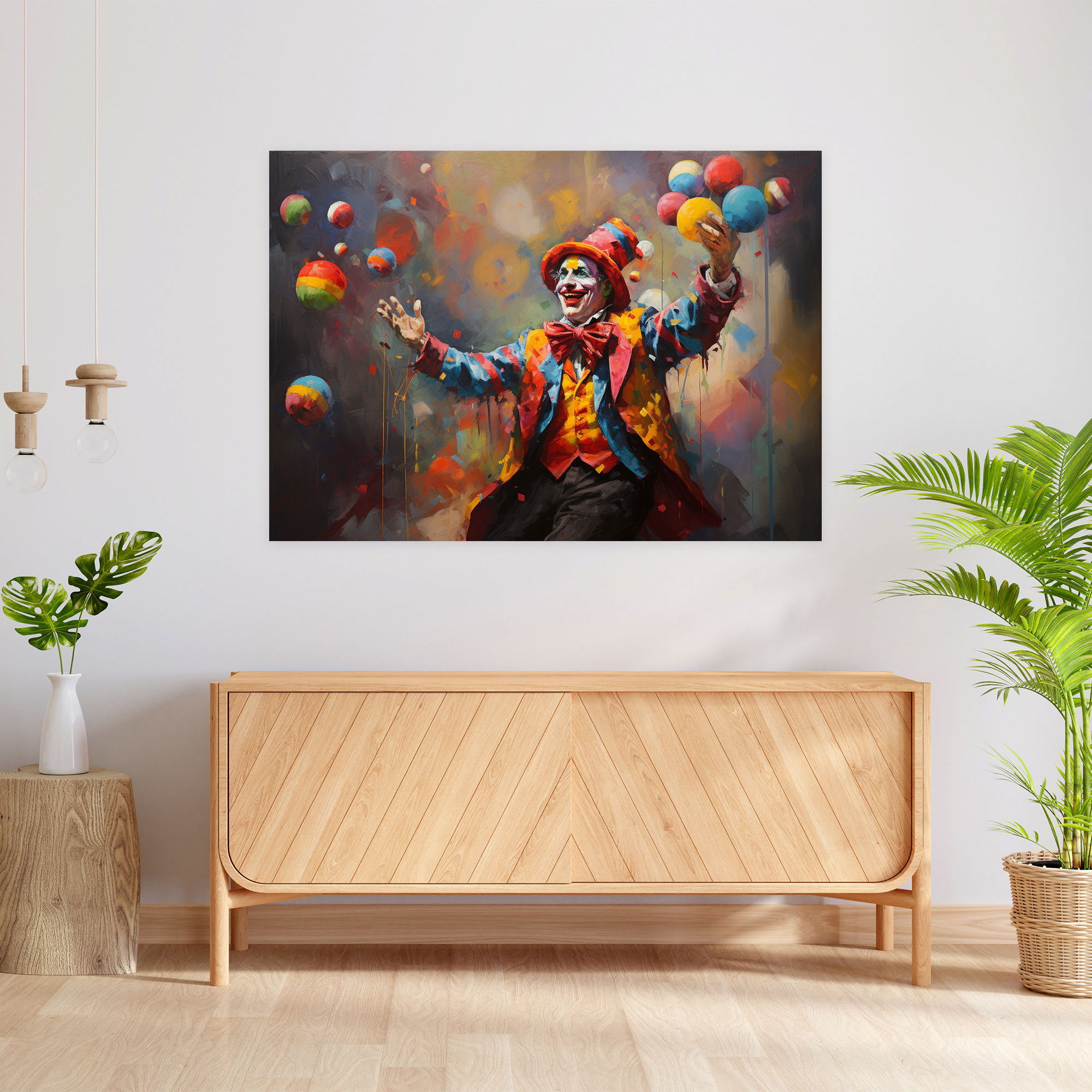Circus Clown Canvas Print - Circus, Clown, Canvas Print, Canvas Wall Art