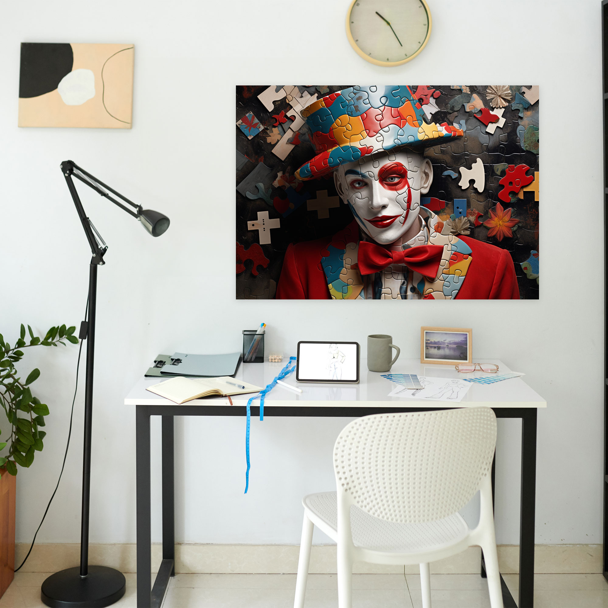 Zirkus Clown Wandkunst - Zirkus Wandkunst Surrealismus