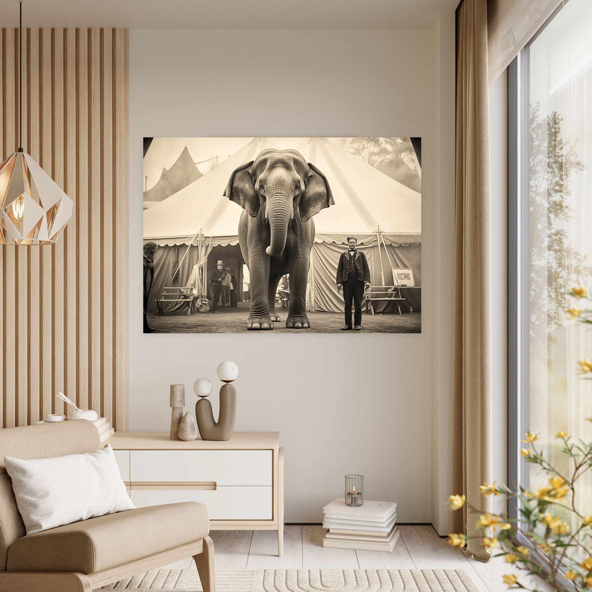 Nostalgic Circus Canvas Print - Circus, Classic, Vintage, Canvas