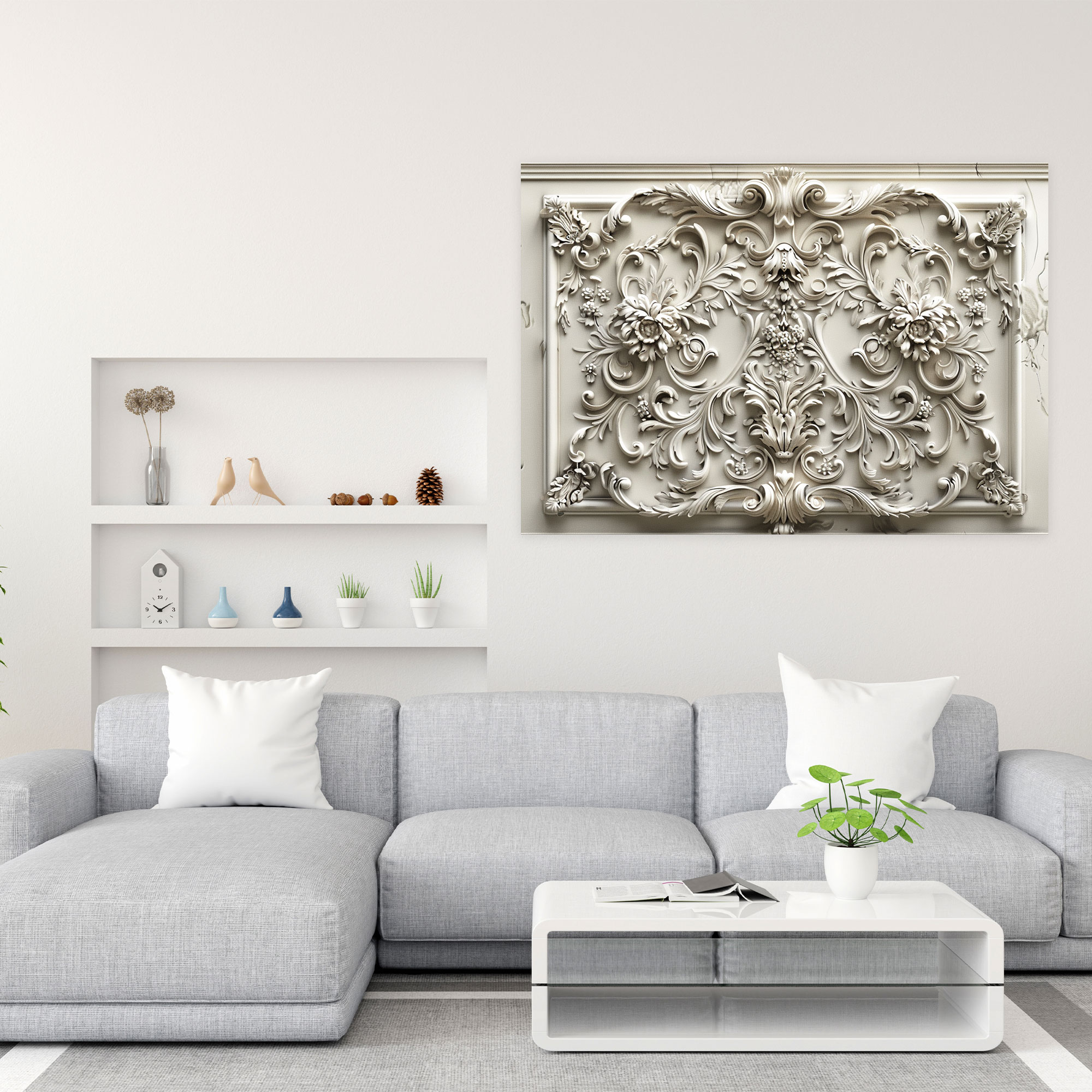 Rococo Classicism Wall Decoration Canvas Print - Classicism, Wall Art, Classicism, Canvas Wall Art