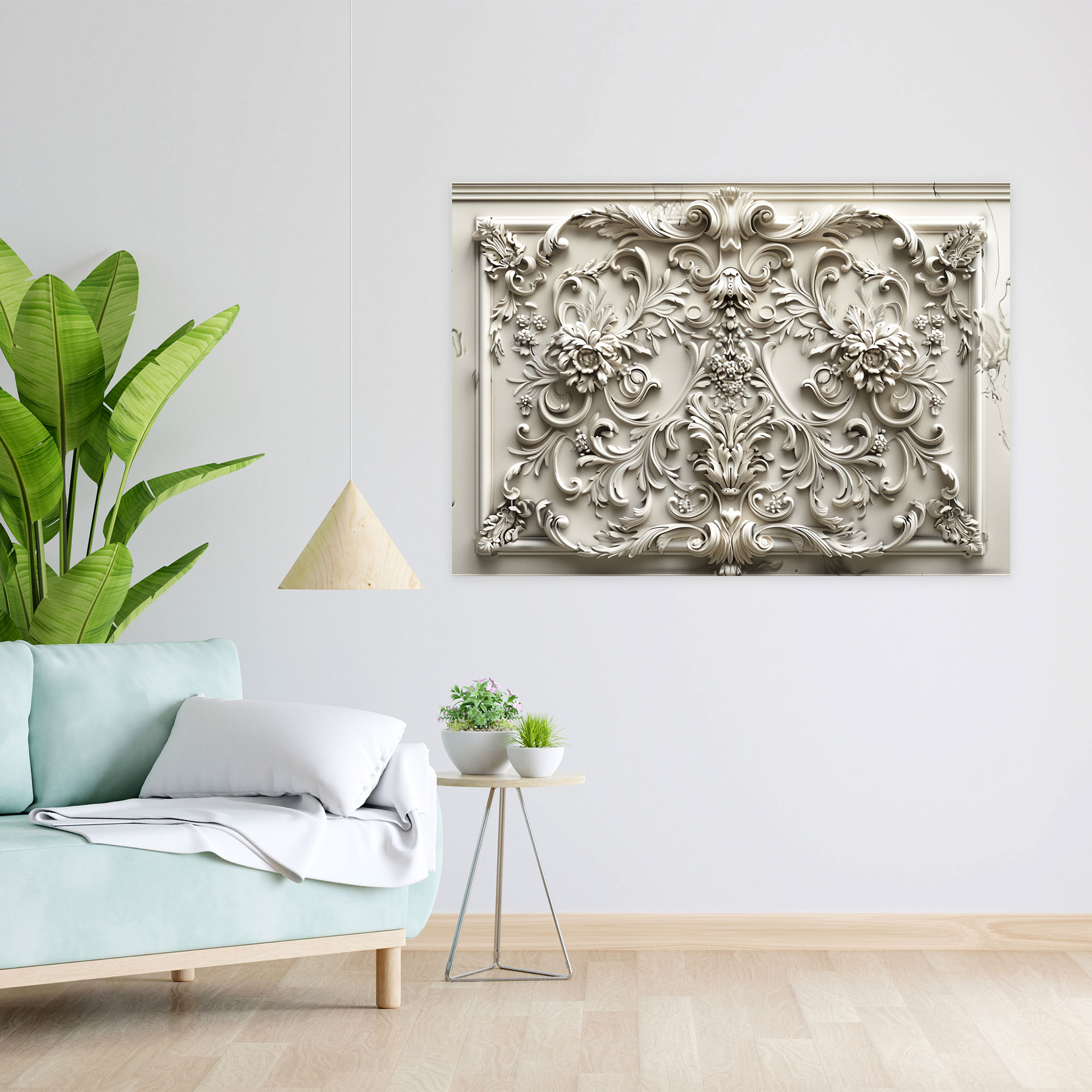 Rococo Classicism Wall Decoration Canvas Print - Classicism, Wall Art, Classicism, Canvas Wall Art