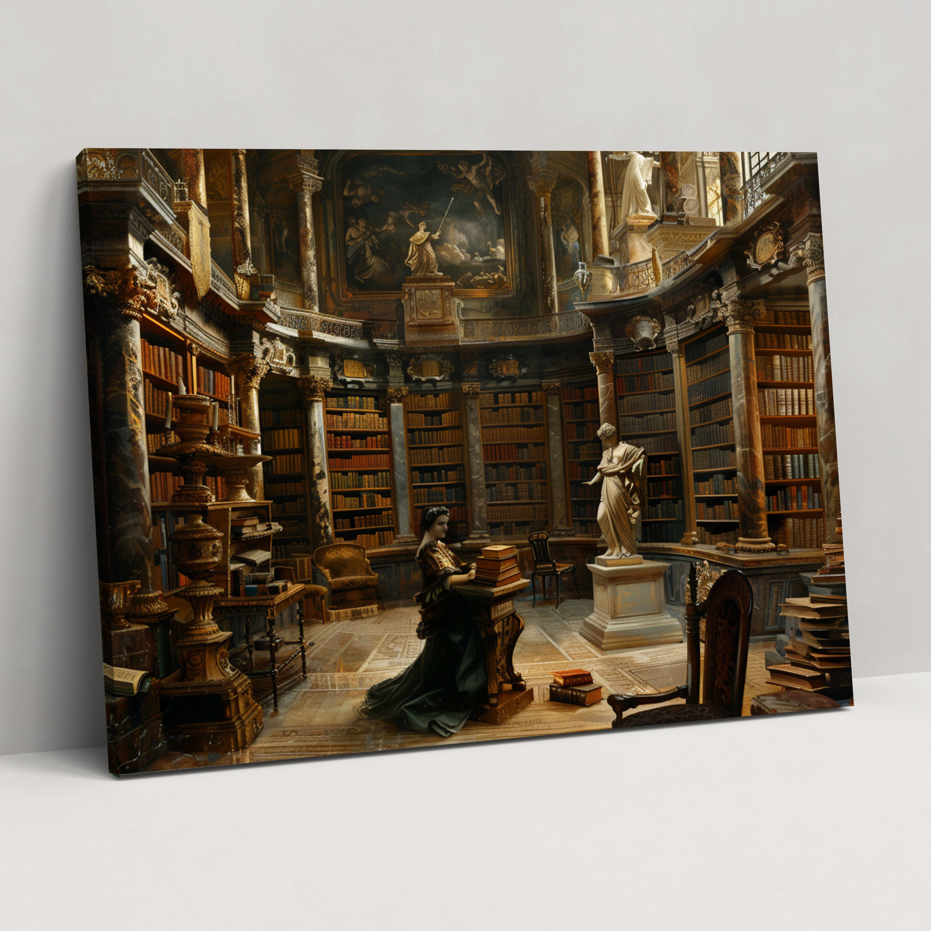 Classic Literature Classicism Canvas Print - Classicism, Home Decoration, Wall Art, Classicism