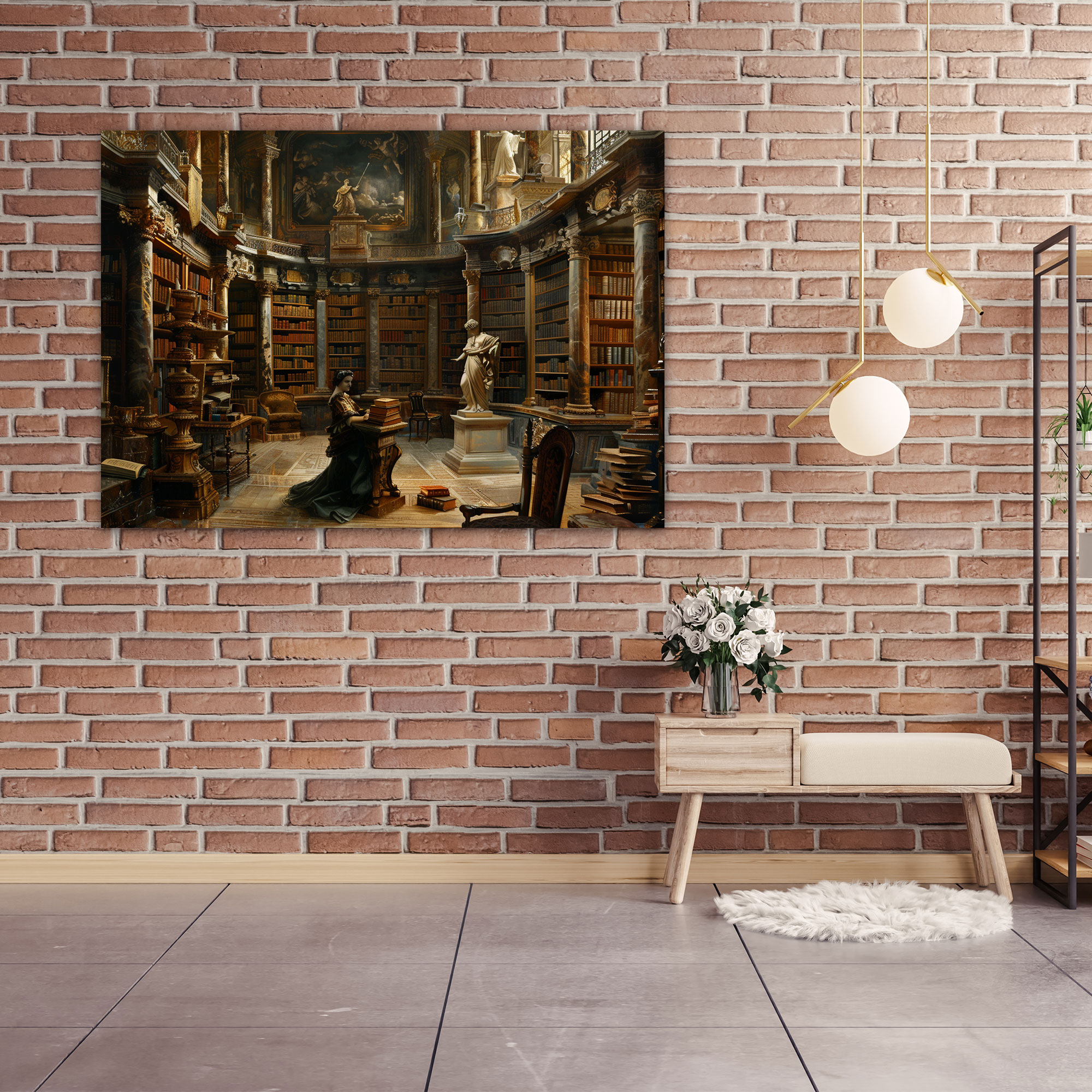 Classic Literature Classicism Canvas Print - Classicism, Home Decoration, Wall Art, Classicism
