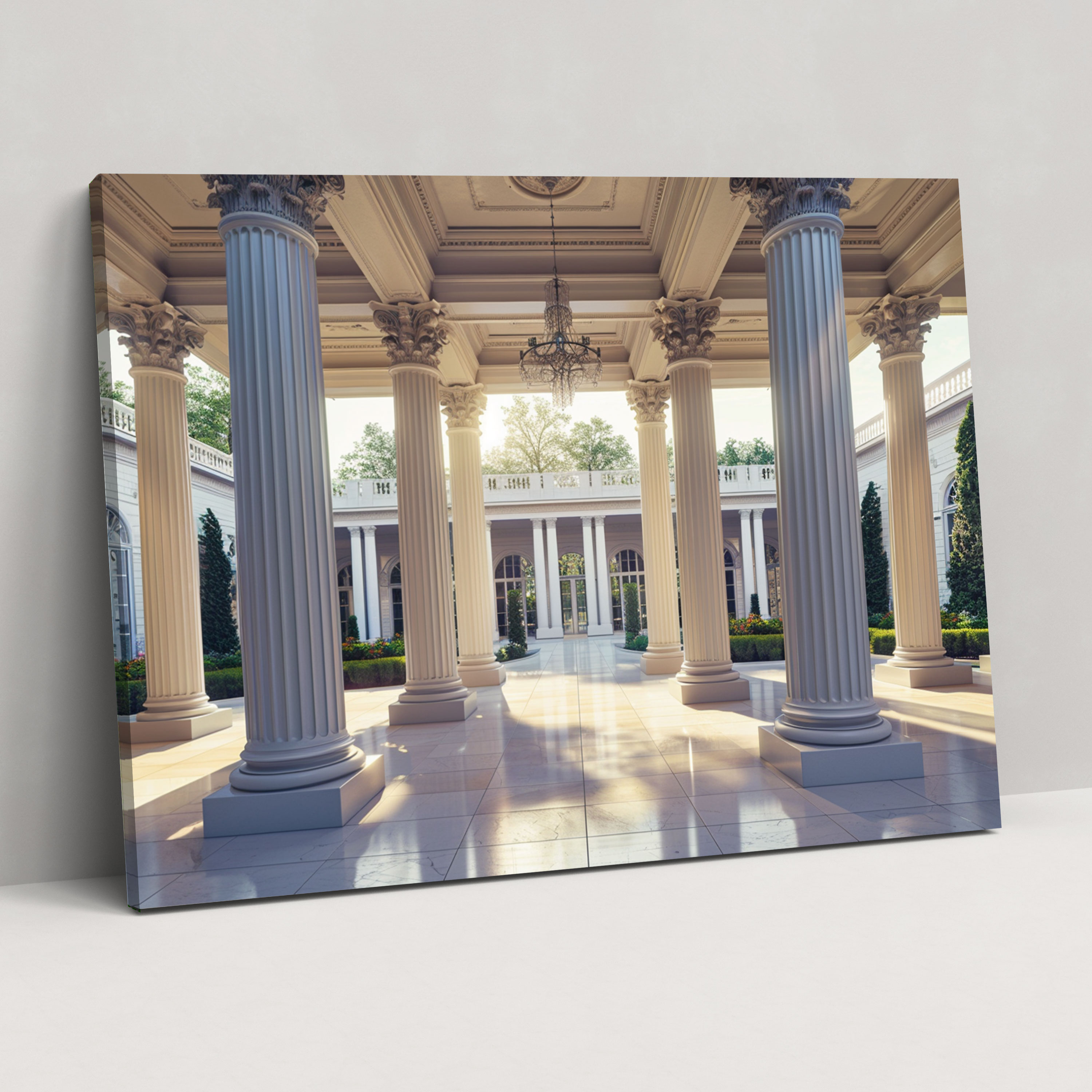 Neo-Classical Columns Canvas Print - Classicism, Home Decoration, Wall Art, Canvas Print