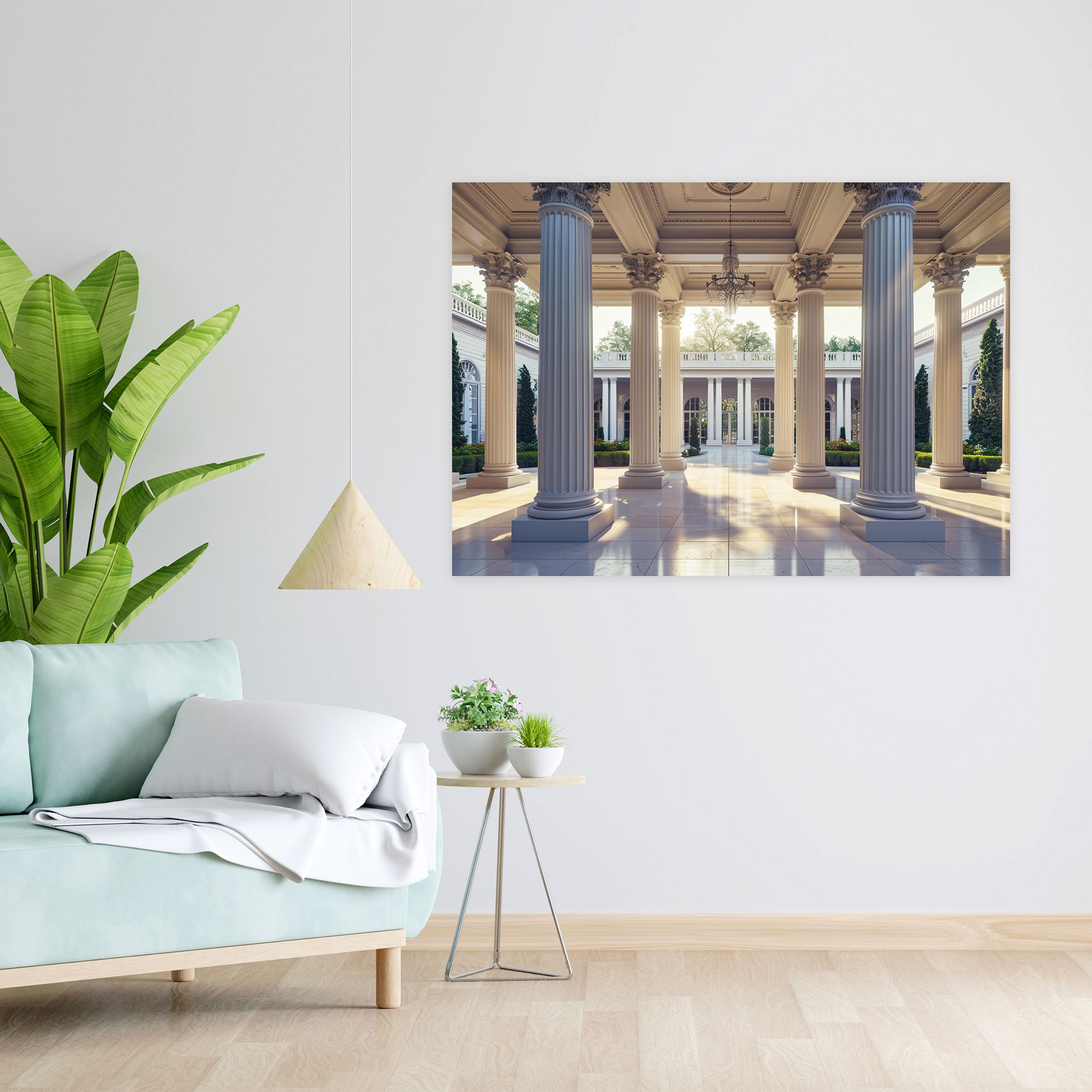 Neo-Classical Columns Canvas Print - Classicism, Home Decoration, Wall Art, Canvas Print