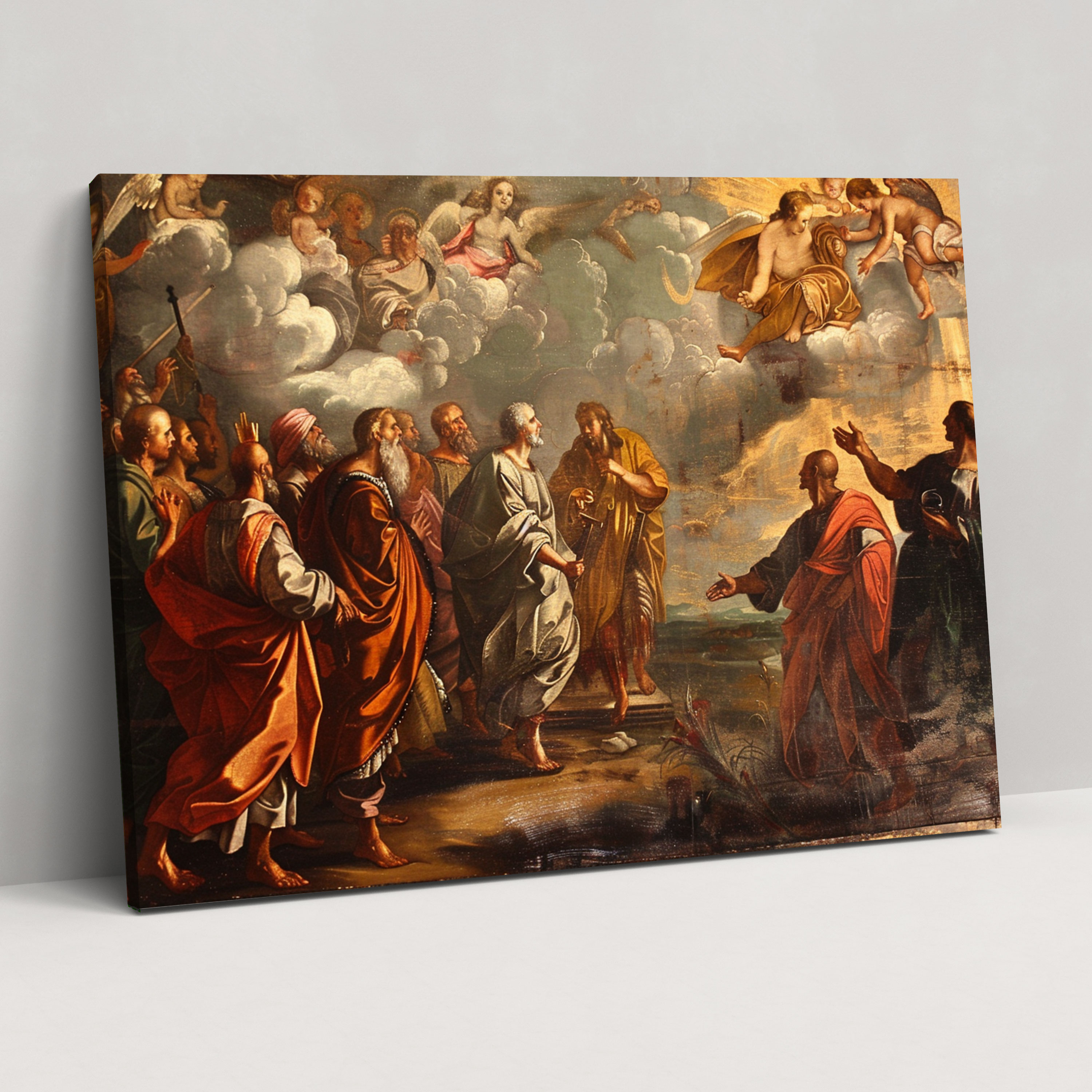 Renaissance Biblical Figures Wall Decoration - Classicism, Canvas Print, Home Decoration, Art History