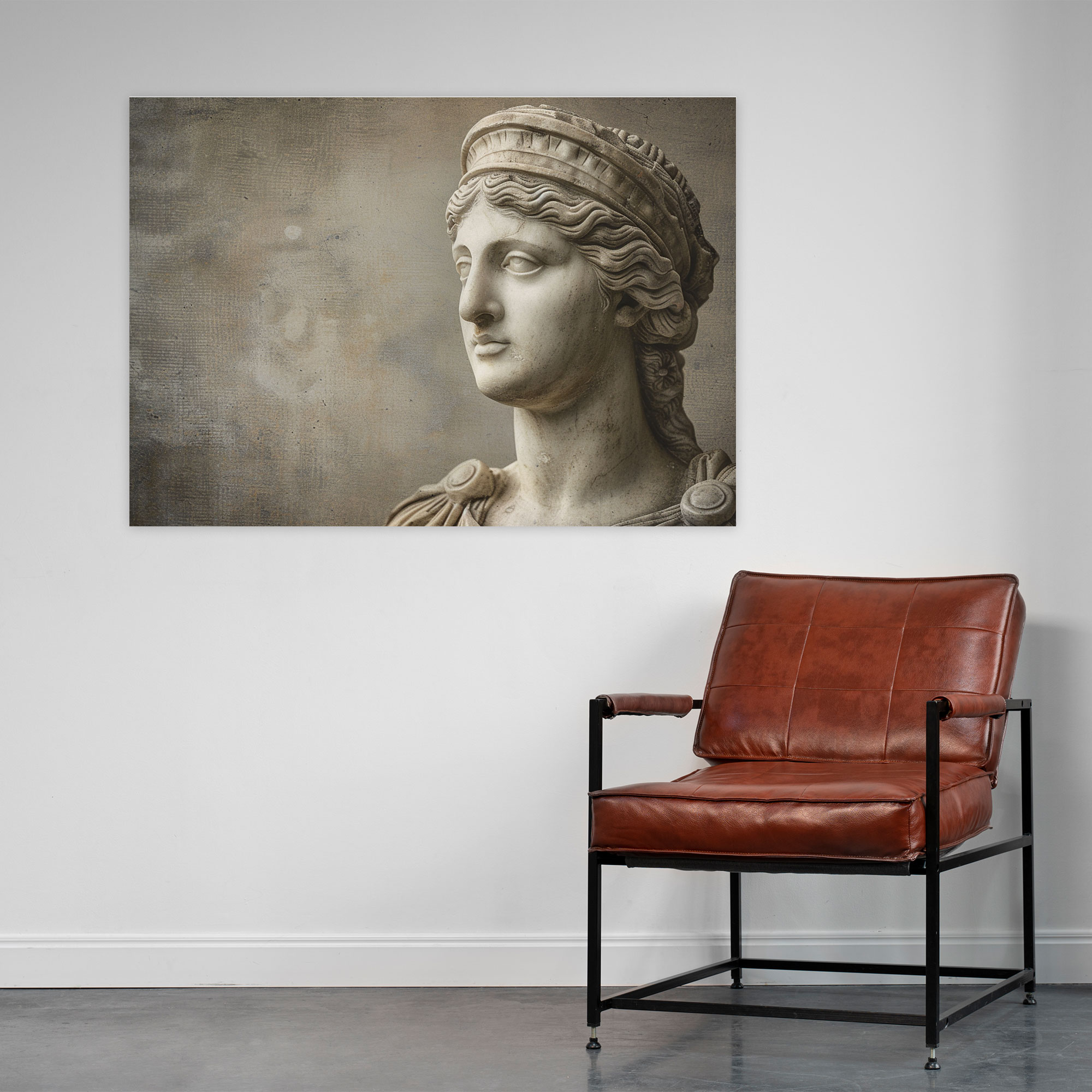 Roman Goddess Marble Canvas Print - Classicism, Roman Sculpture, Home Decoration, Canvas Print