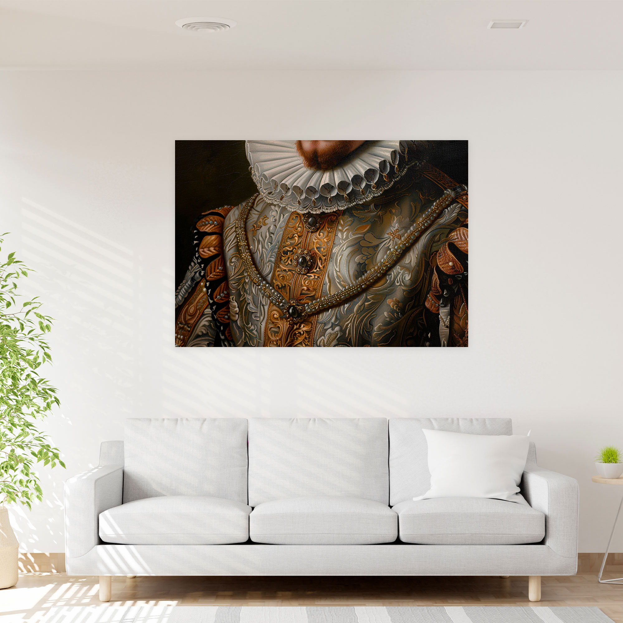Nobleman Portrait Classicism Canvas Print - Classicism, Wall Art, Canvas, Canvas Print