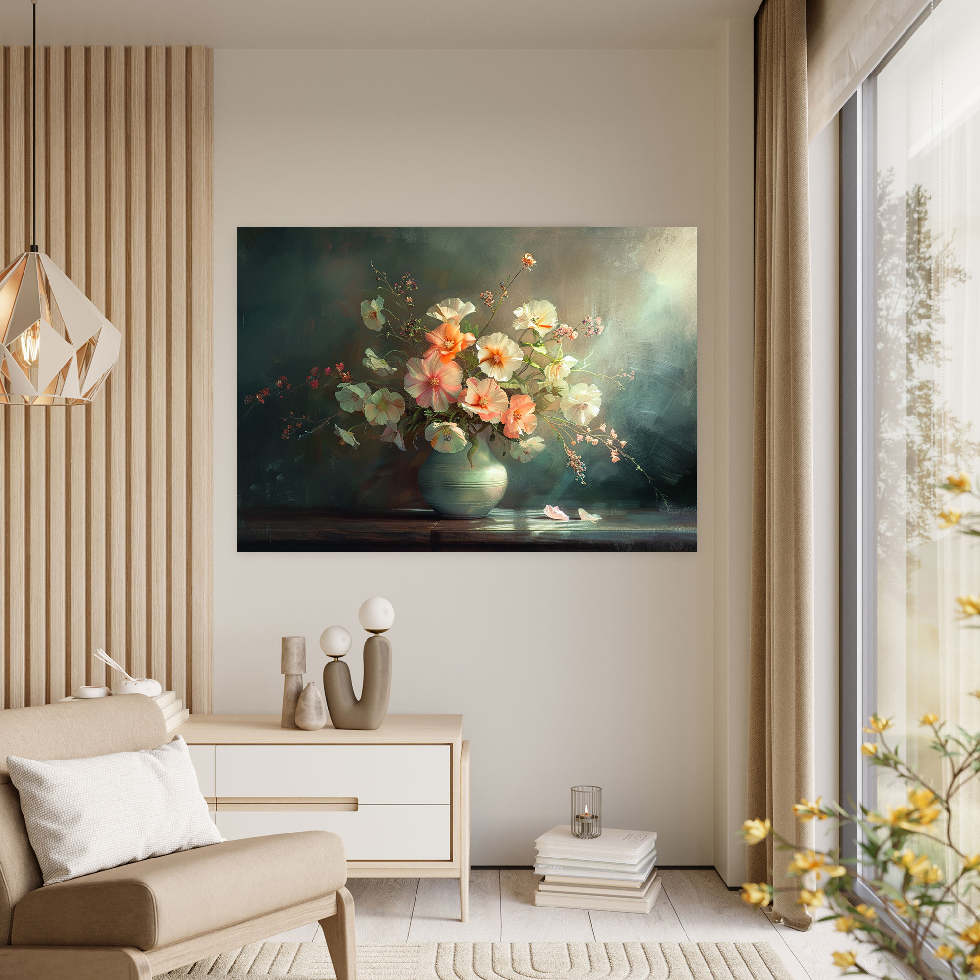 Floral Still Life Classicism Wall Art - Classicism, Canvas, Canvas Wall Art, Wall Art
