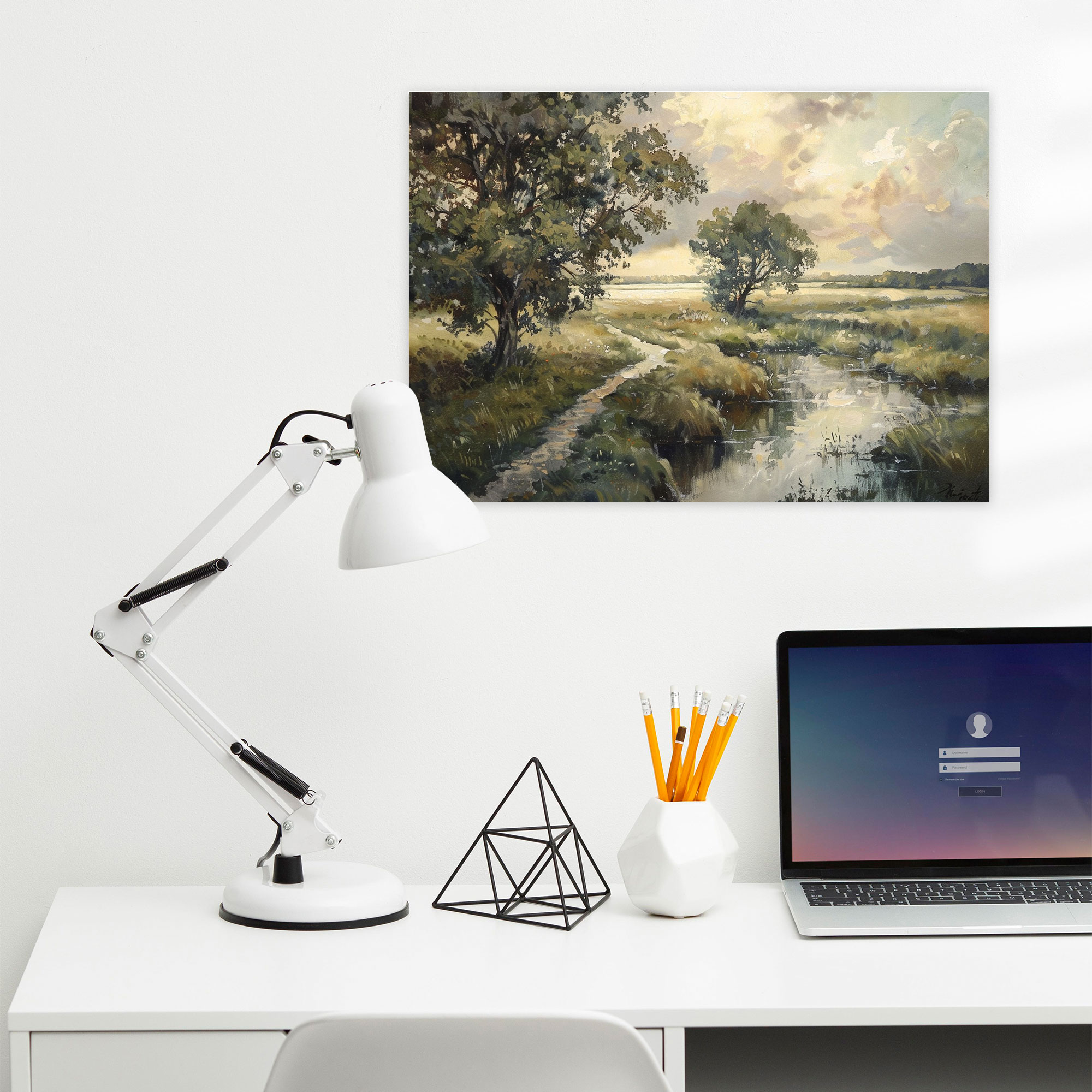 Pastoral Scene Classicism Wall Art - Classicism, Wall Art, Classicism, Wall Decoration