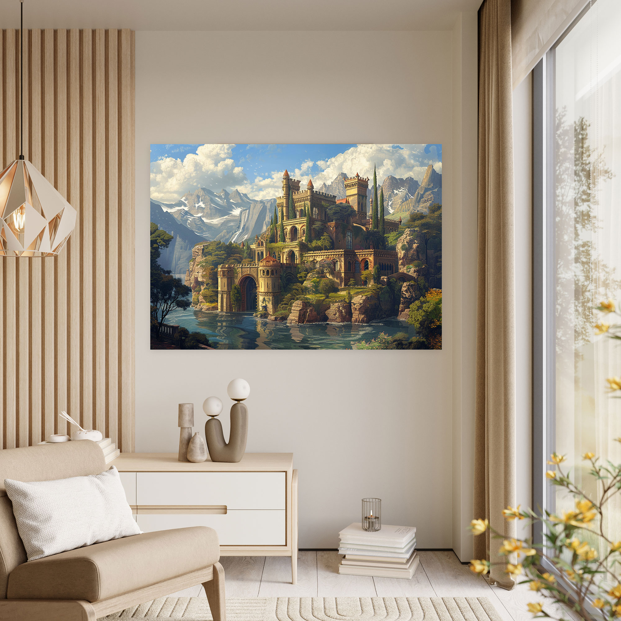 Classicism Majestic Castle Wall Art - Classicism, Wall Art, Home Decoration, Classicism
