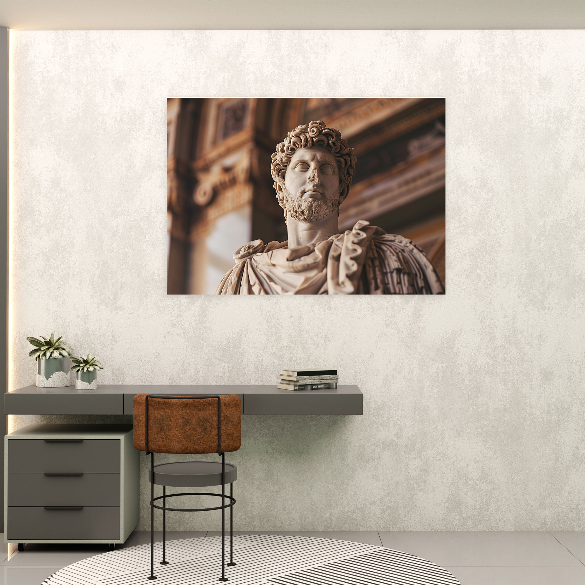Classicism Roman Emperor Canvas Print - Classicism, Wall Art, Classicism, Wall Decoration