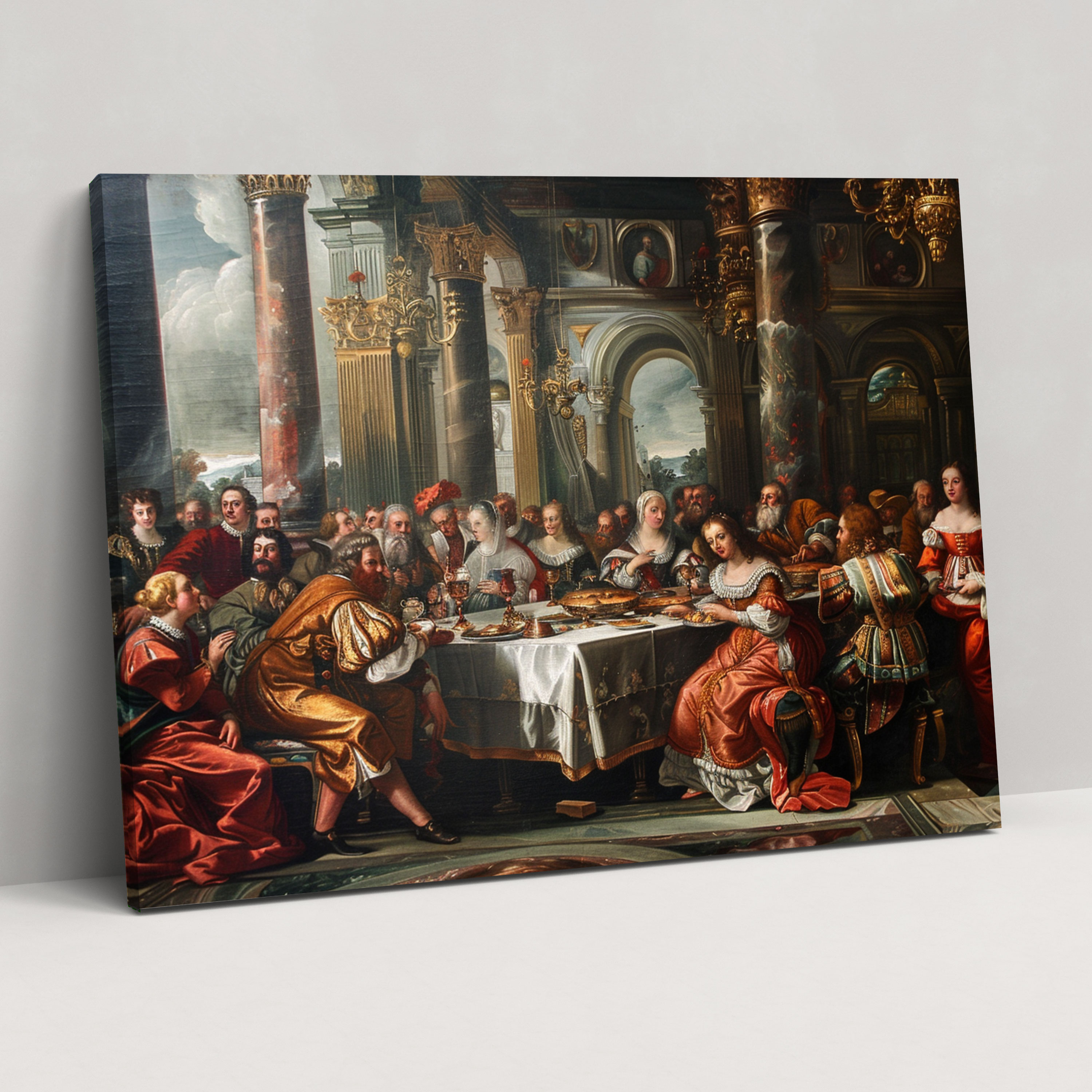 Classicism Royal Banquet Wall Decoration - Classicism, Canvas Wall Art, Home Decoration, Wall Decoration