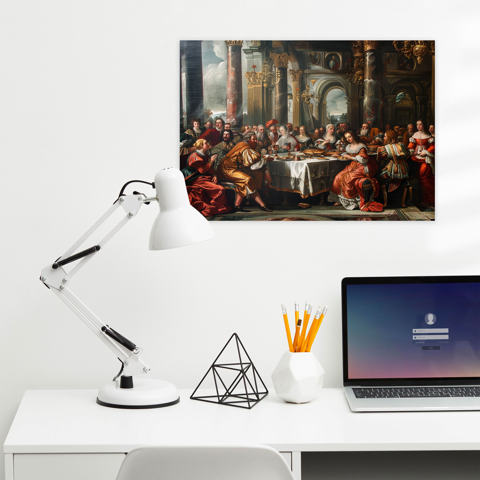Classicism Royal Banquet Wall Decoration - Classicism, Canvas Wall Art, Home Decoration, Wall Decoration