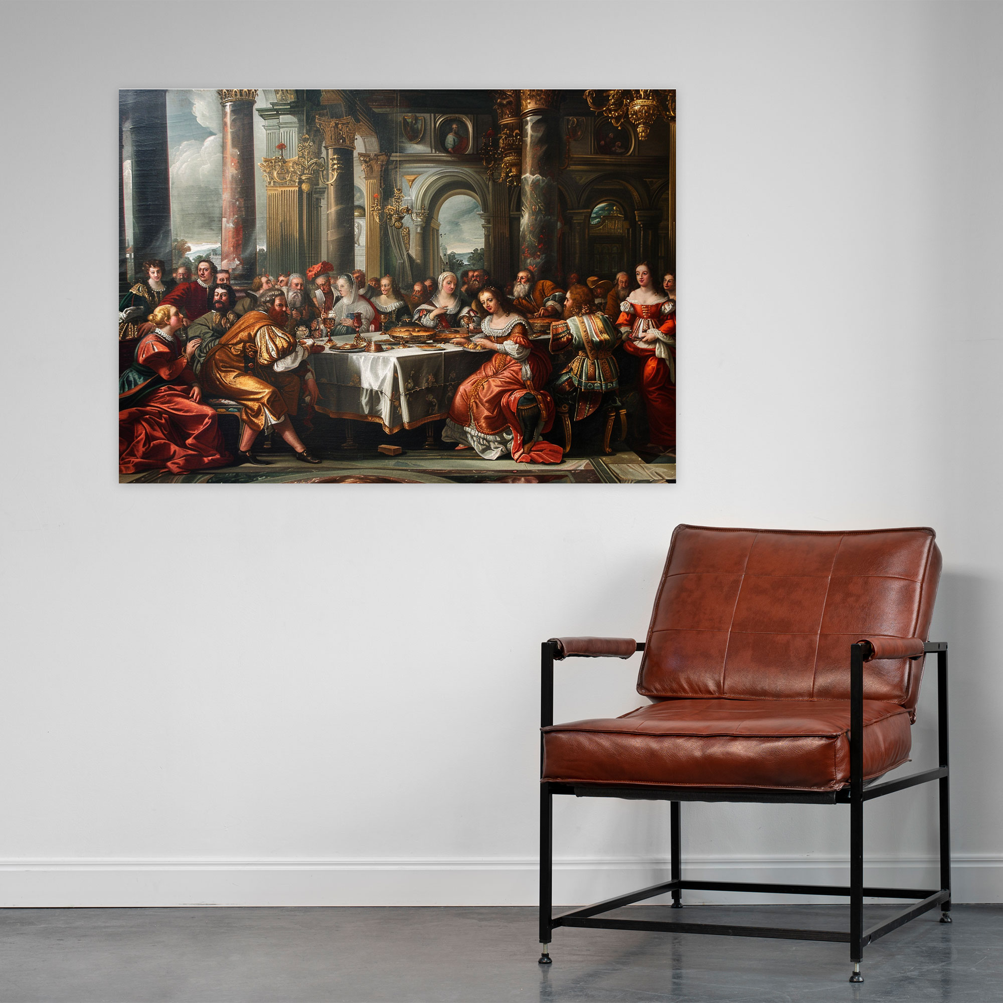 Classicism Royal Banquet Wall Decoration - Classicism, Canvas Wall Art, Home Decoration, Wall Decoration