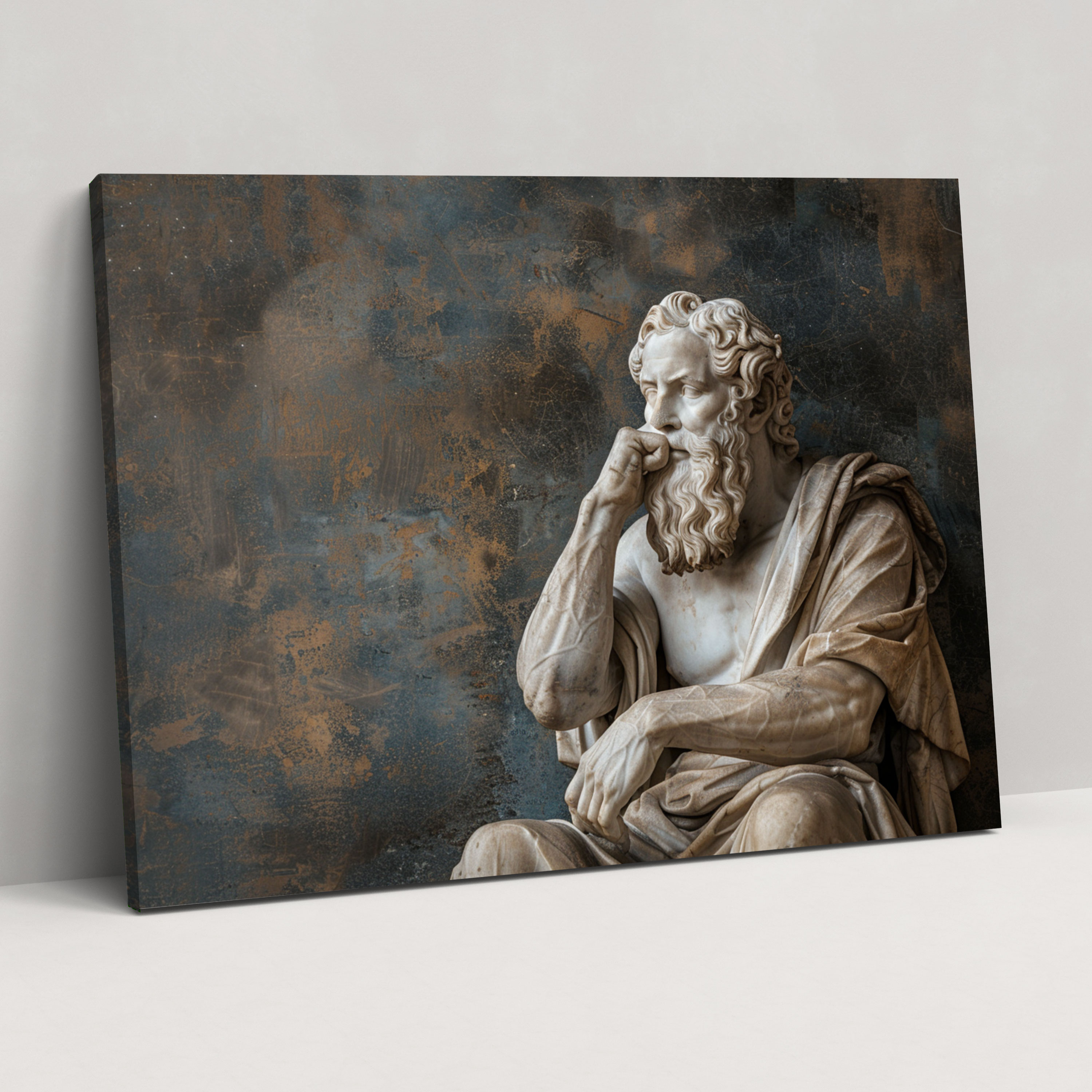 Classicism Greek Philosopher Canvas Print - Classicism, Wall Decoration, Wall Art, Canvas