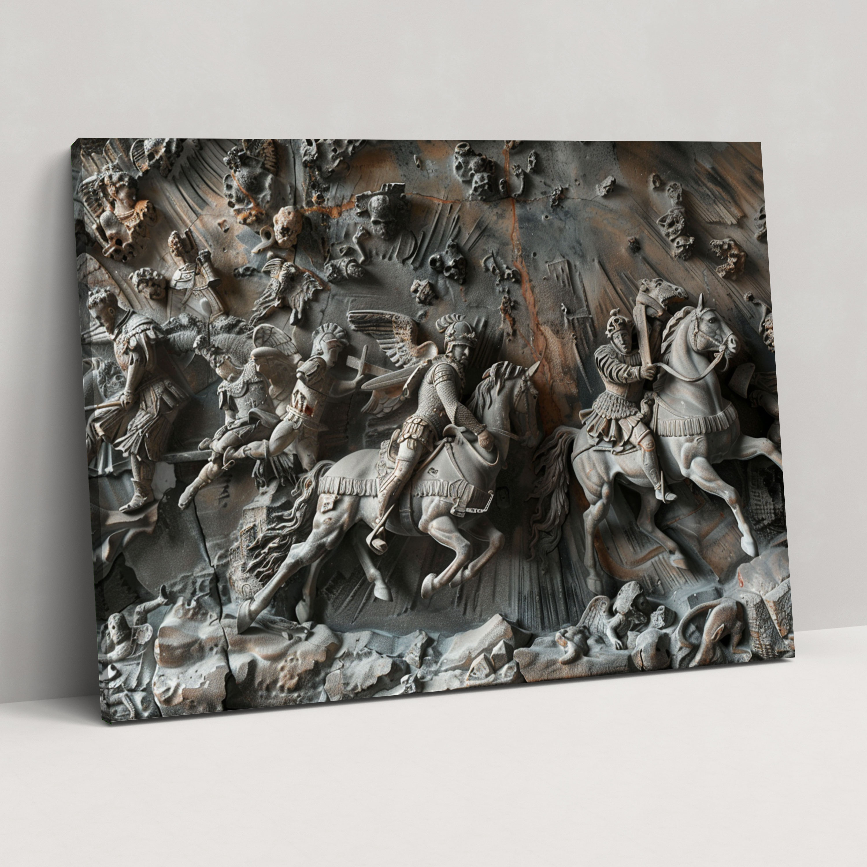 Classicism Canvas Wall Decoration - Mythological Battle - Classicism, Canvas Wall Decoration, Canvas Print, Classicism