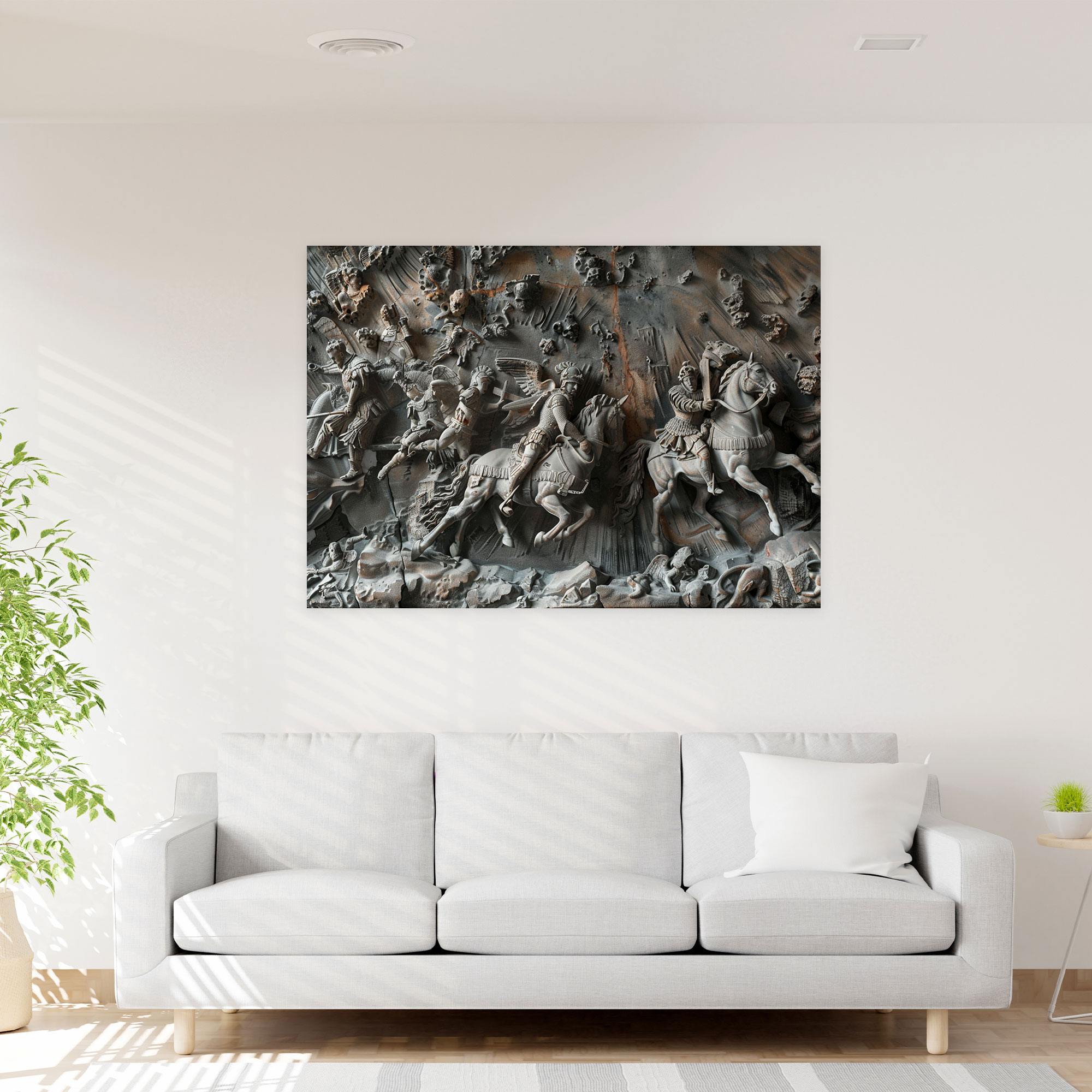 Classicism Canvas Wall Decoration - Mythological Battle - Classicism, Canvas Wall Decoration, Canvas Print, Classicism