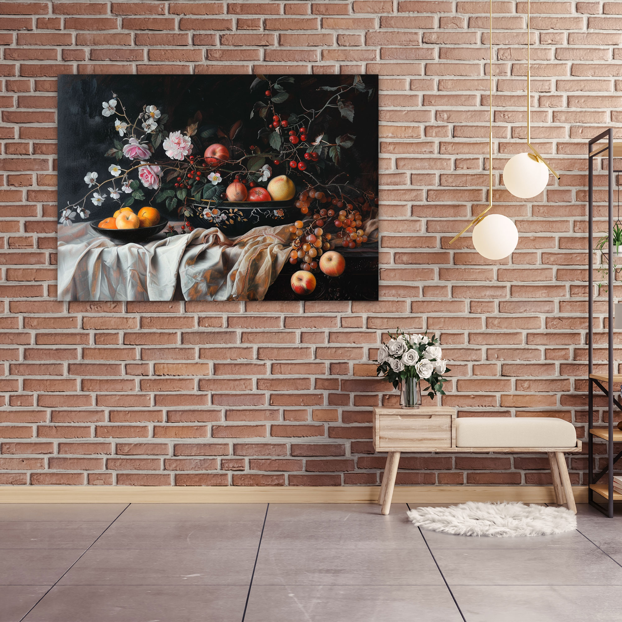 Classicism Canvas Print - Classical Still Life Painting Wall Art - Classicism, Wall Art, Wall Decoration, Canvas Print