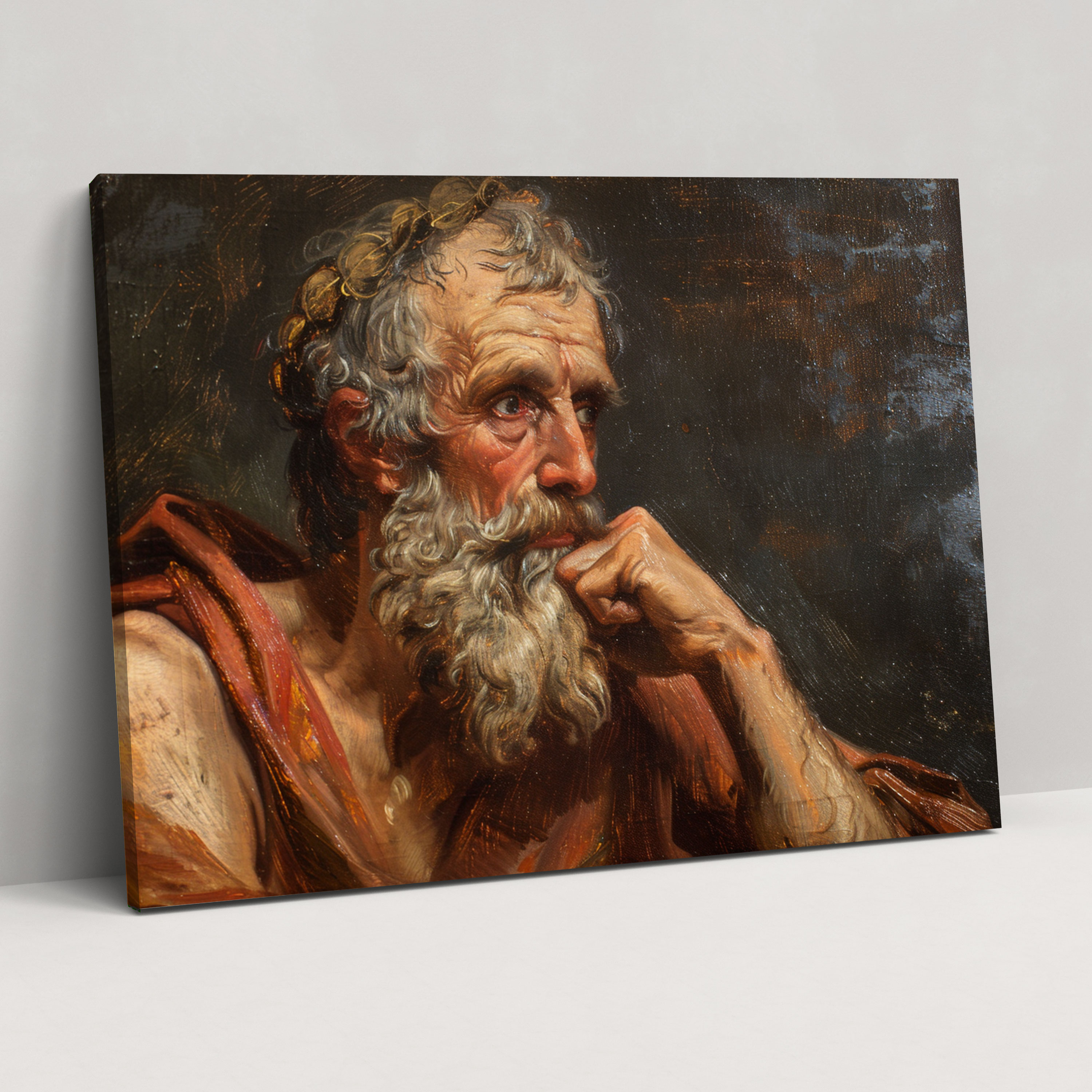 Classicism Canvas Print - Philosopher Portrait Wall Art - Classicism, Wall Art, Wall Decoration, Home Decoration