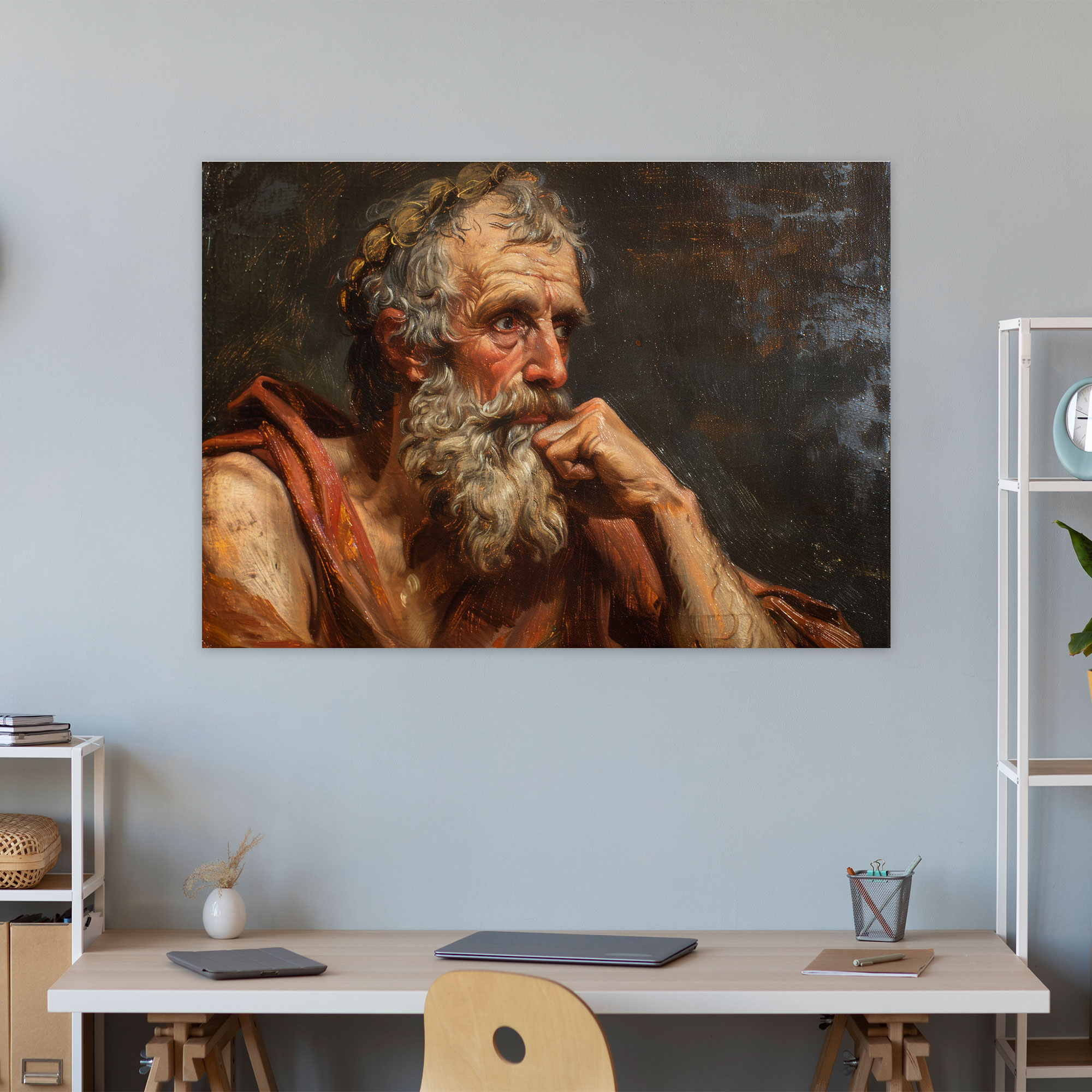 Classicism Canvas Print - Philosopher Portrait Wall Art - Classicism, Wall Art, Wall Decoration, Home Decoration