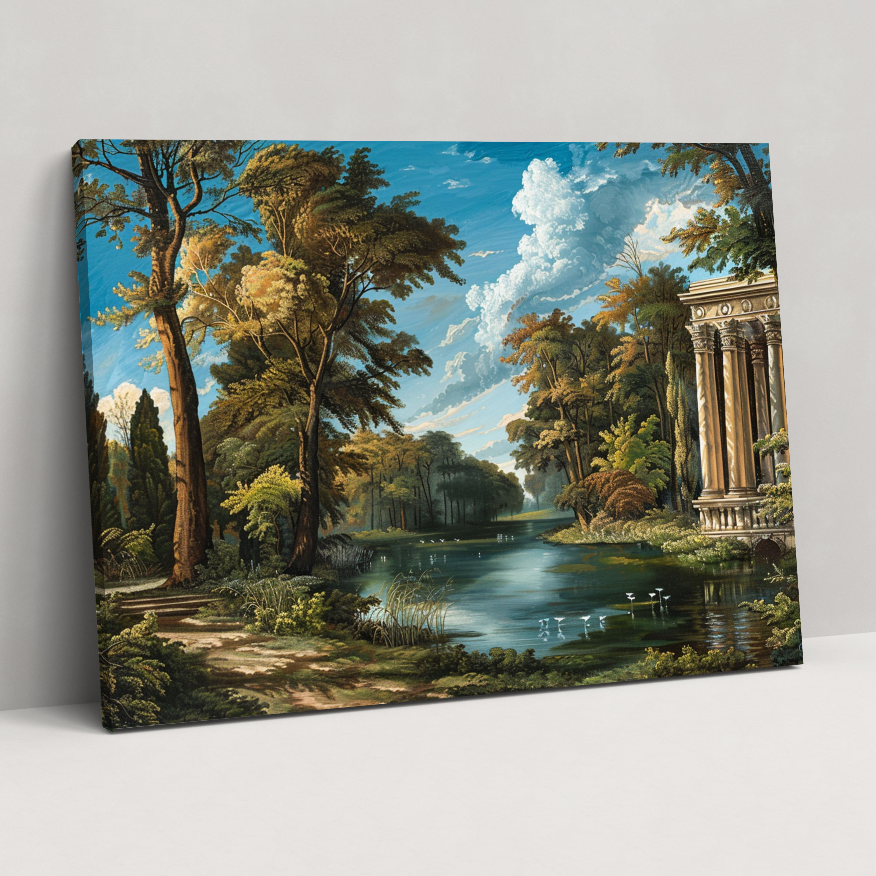Classicism Canvas Print - Nature With Classical Elements Wall Art - Classicism, Home Decoration, Wall Decoration, Canvas