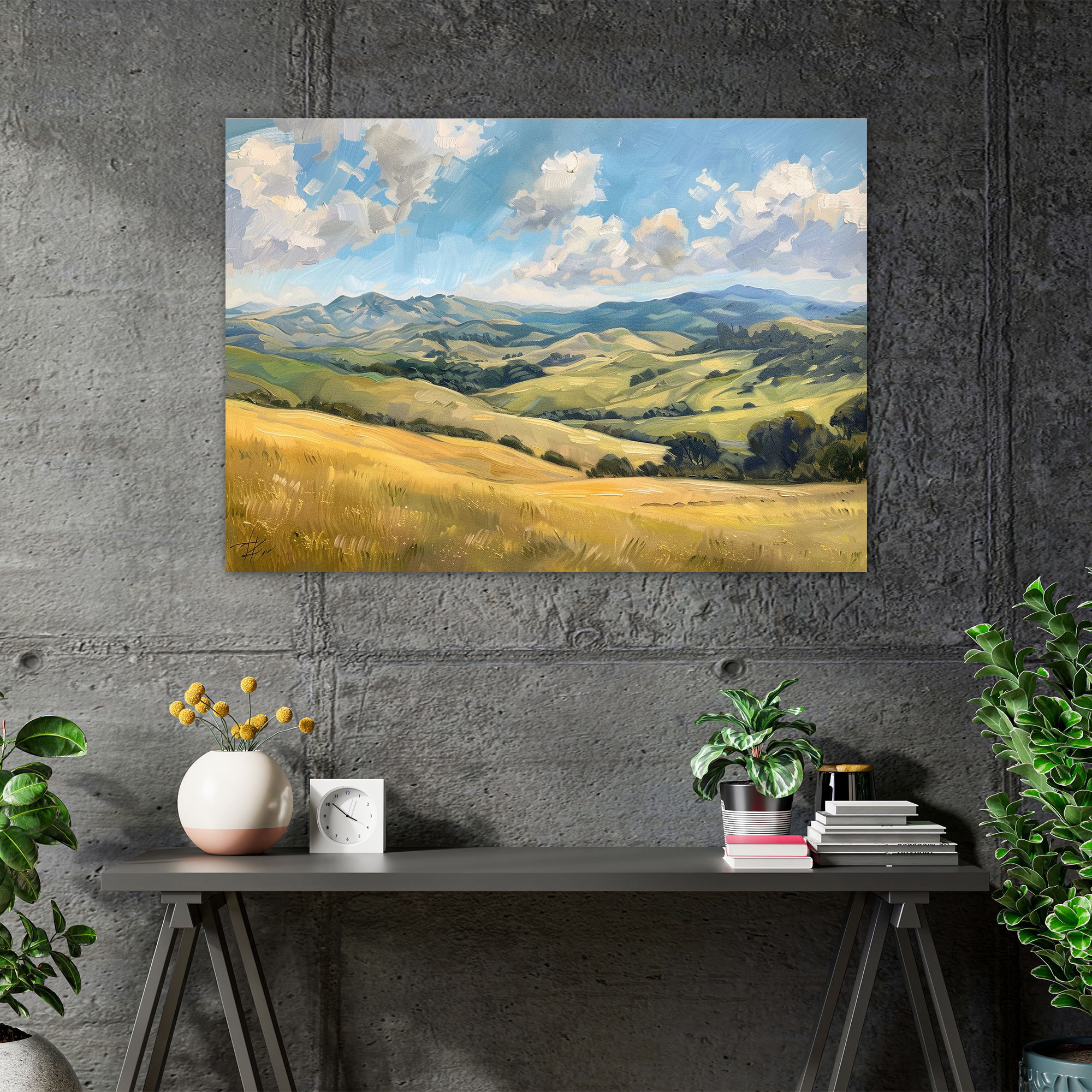 Classicism Landscape Canvas Print - Classicism, Canvas, Home Decoration, Wall Decoration