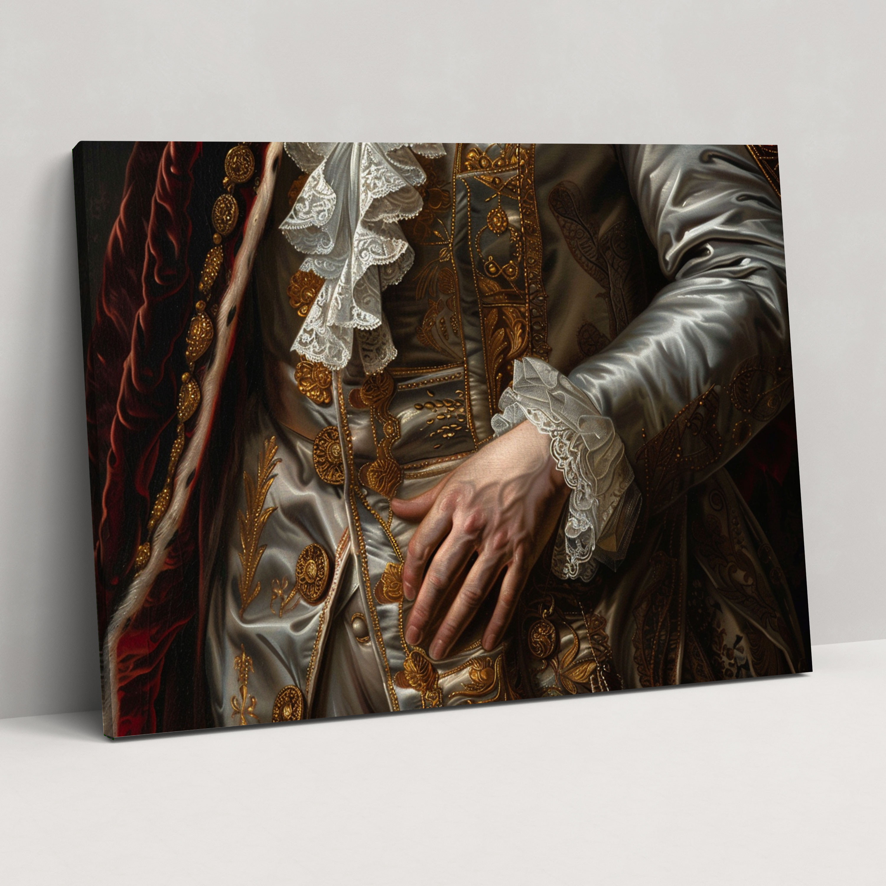 Classicism Nobleman Portrait Canvas Print - Classicism, Canvas Wall Art, Canvas Print, Wall Art