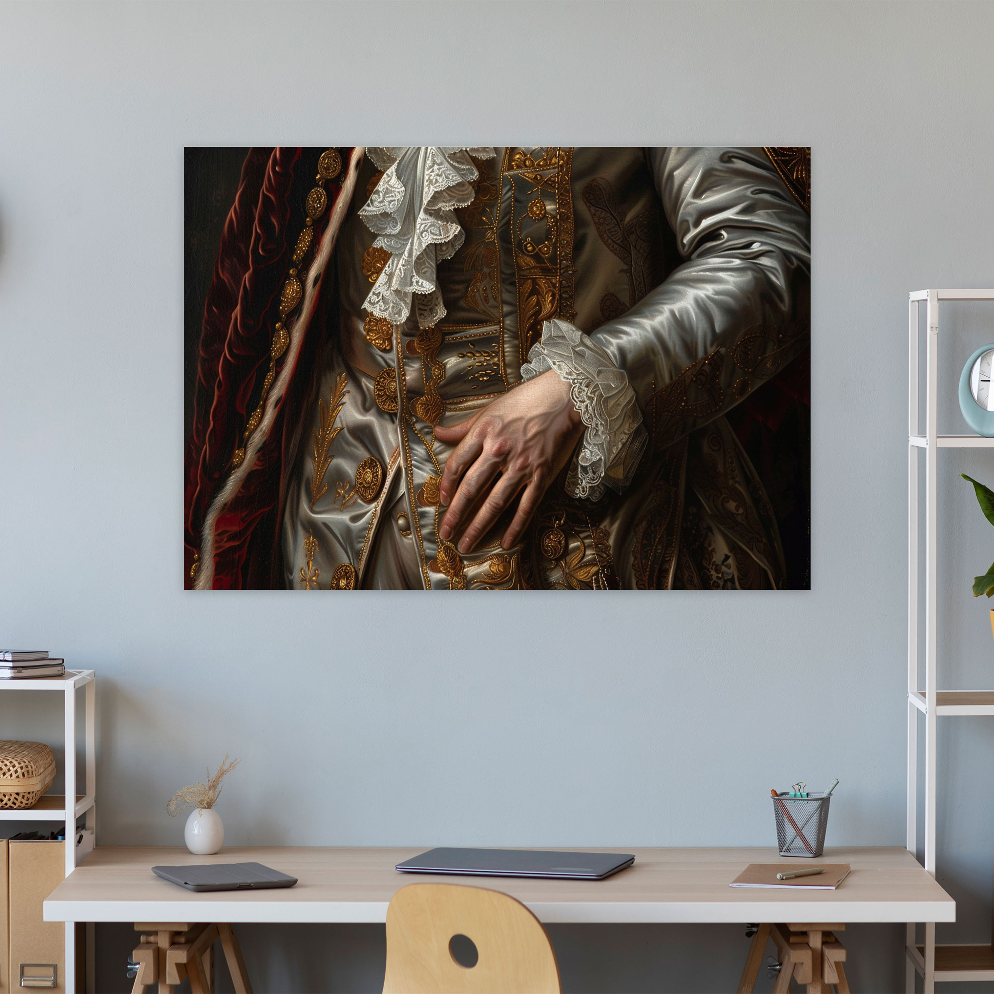 Classicism Nobleman Portrait Canvas Print - Classicism, Canvas Wall Art, Canvas Print, Wall Art