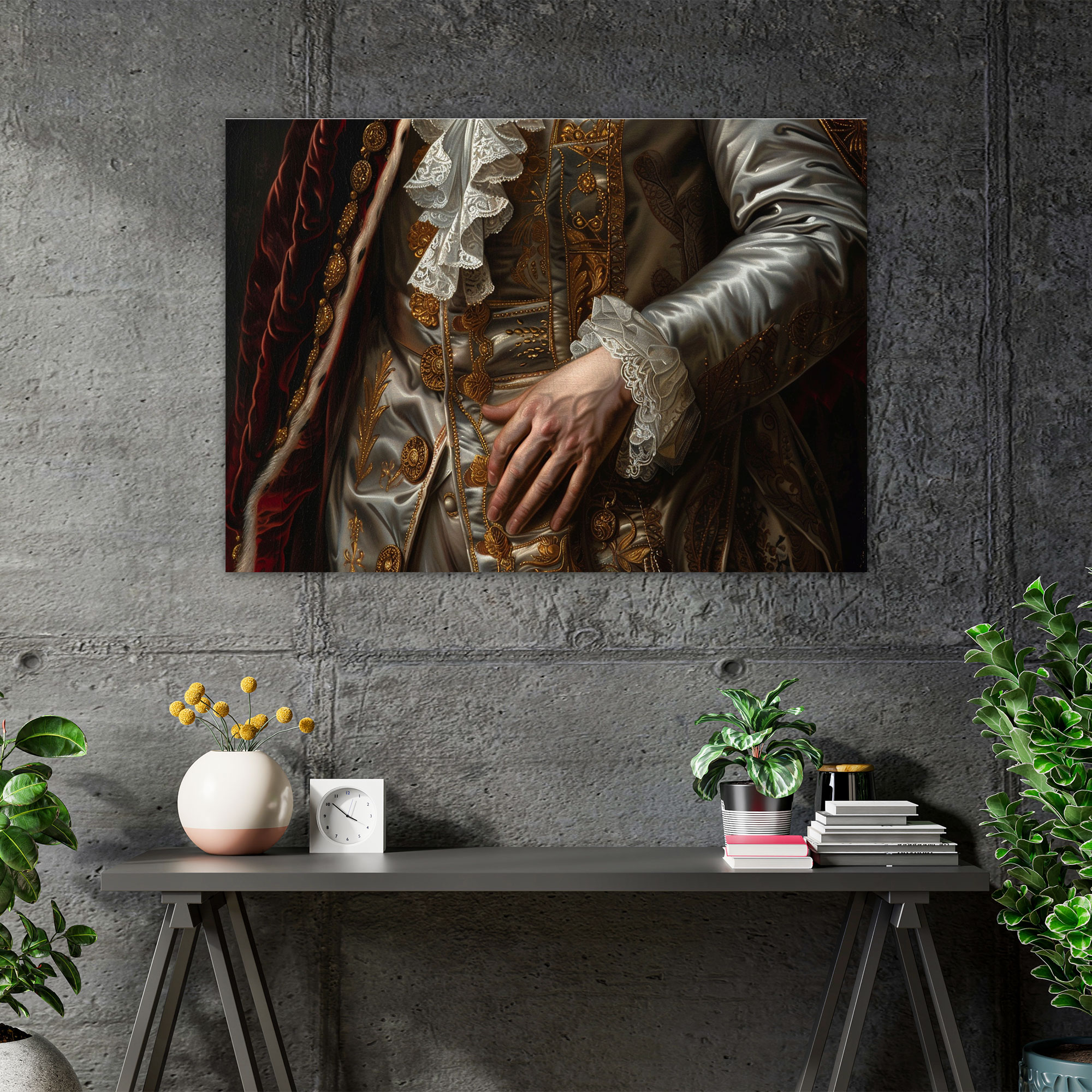 Classicism Nobleman Portrait Canvas Print - Classicism, Canvas Wall Art, Canvas Print, Wall Art