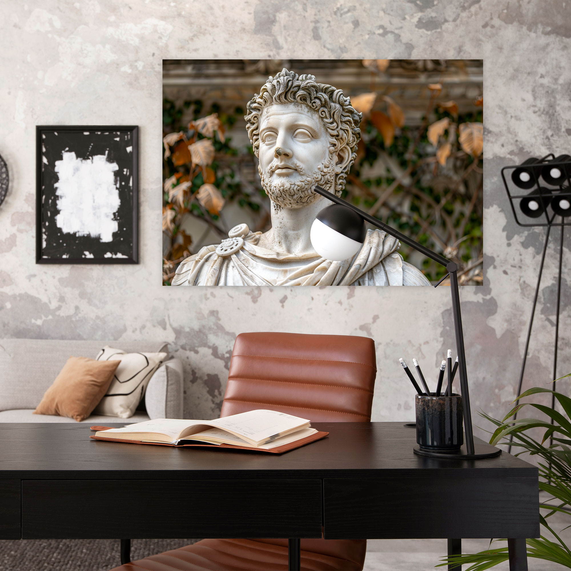 Classicism Roman Emperor Sculpture Wall Art - Classicism, Classicism, Canvas Wall Art, Canvas