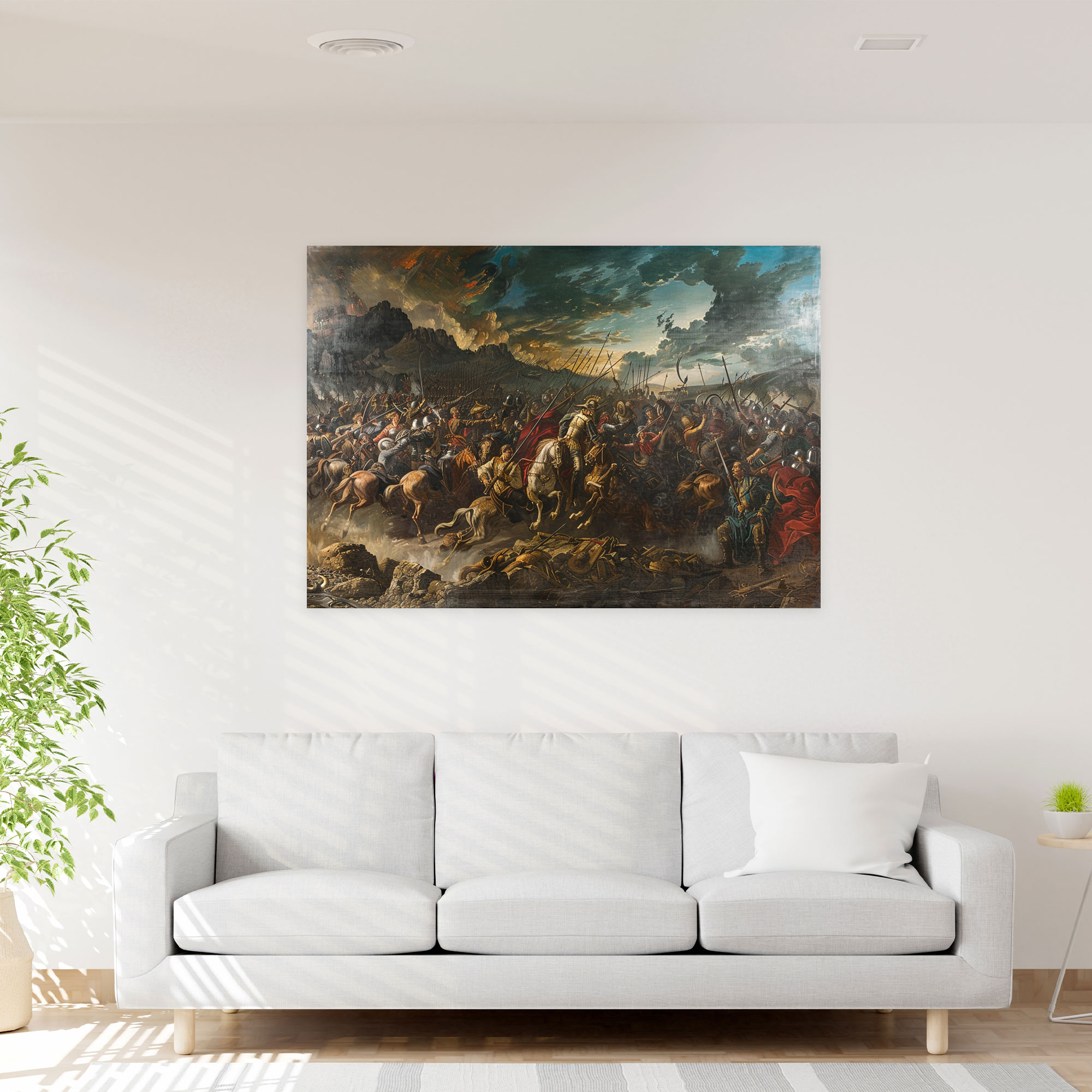 Classicism Battle Scene Canvas Print - Classicism, Canvas, Wall Art, Classicism
