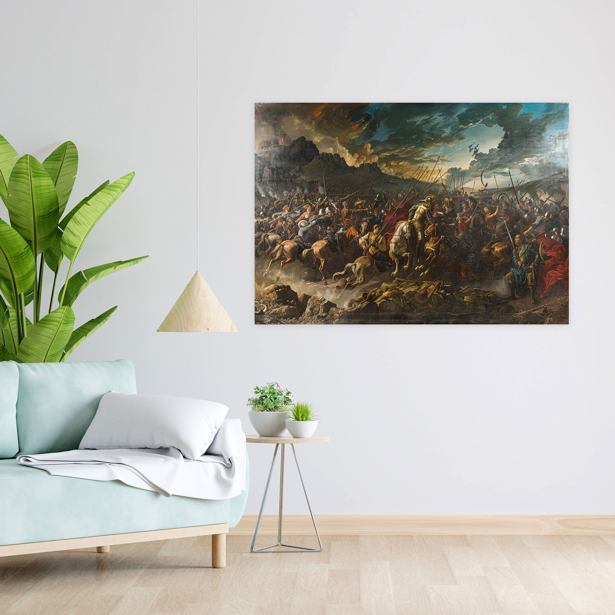 Classicism Battle Scene Canvas Print - Classicism, Canvas, Wall Art, Classicism