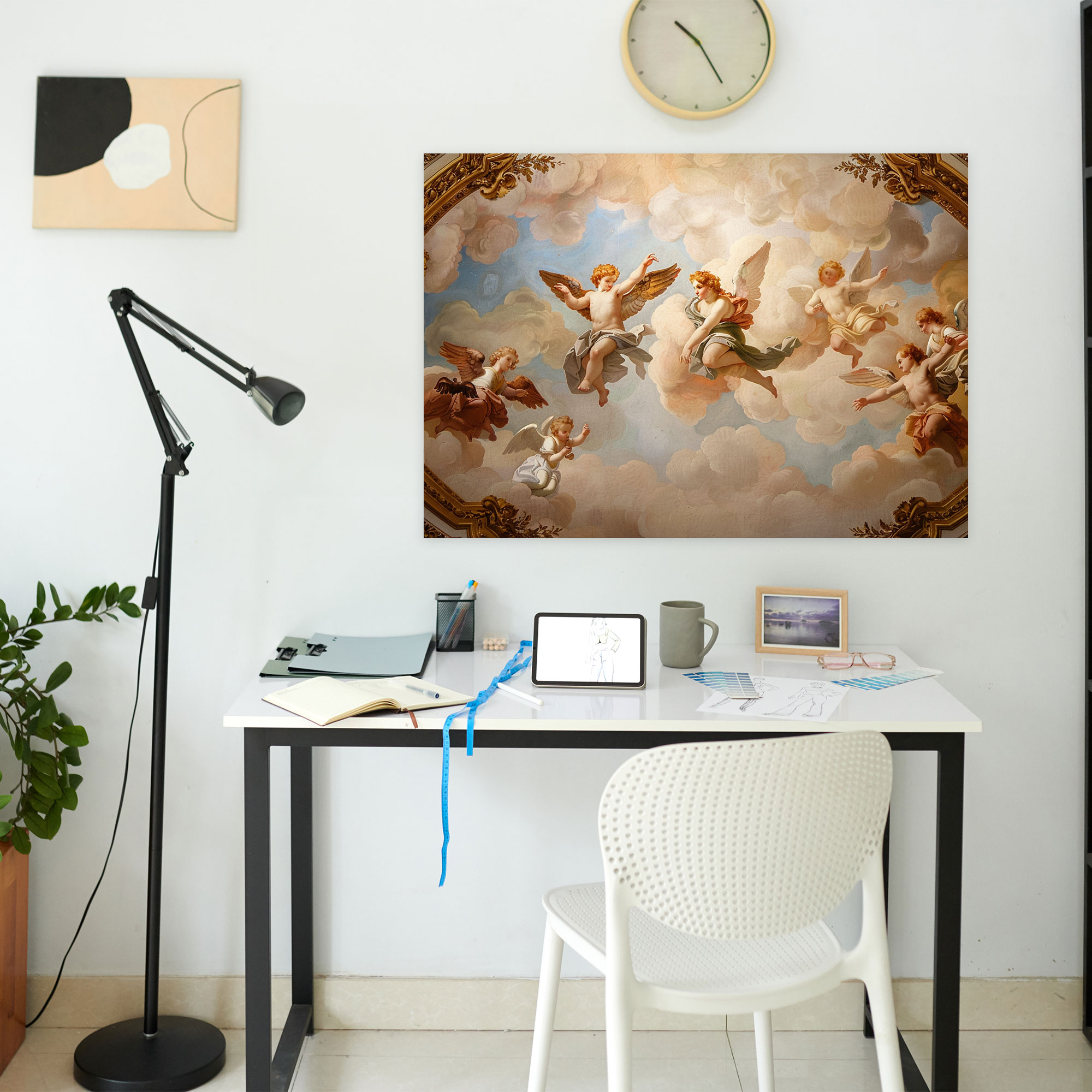 Classicism Angels Canvas Print - Classicism, Home Decoration, Classicism, Canvas Wall Art