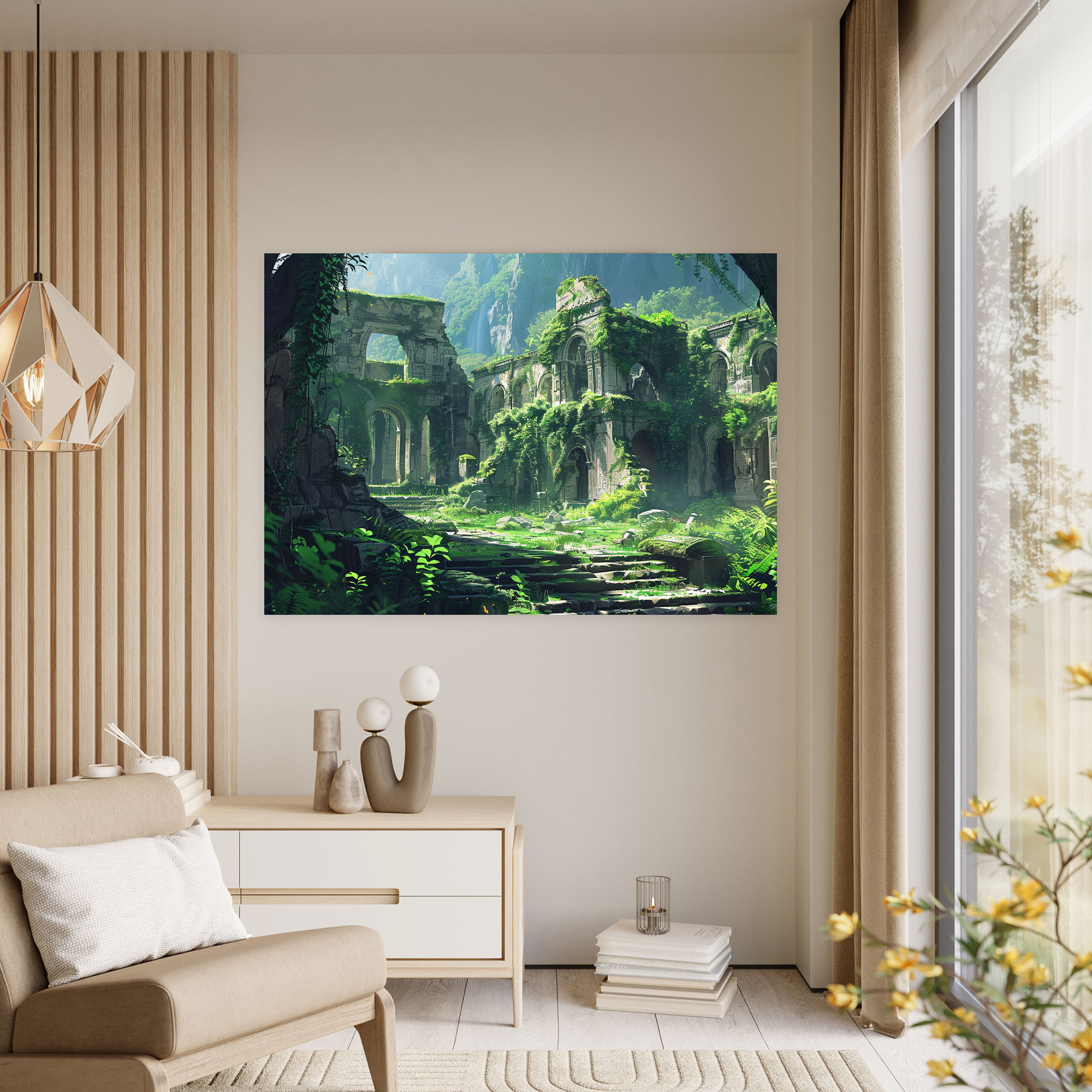 Ancient Ruins Canvas Print - Classicism, Home Decoration, Canvas Print, Canvas