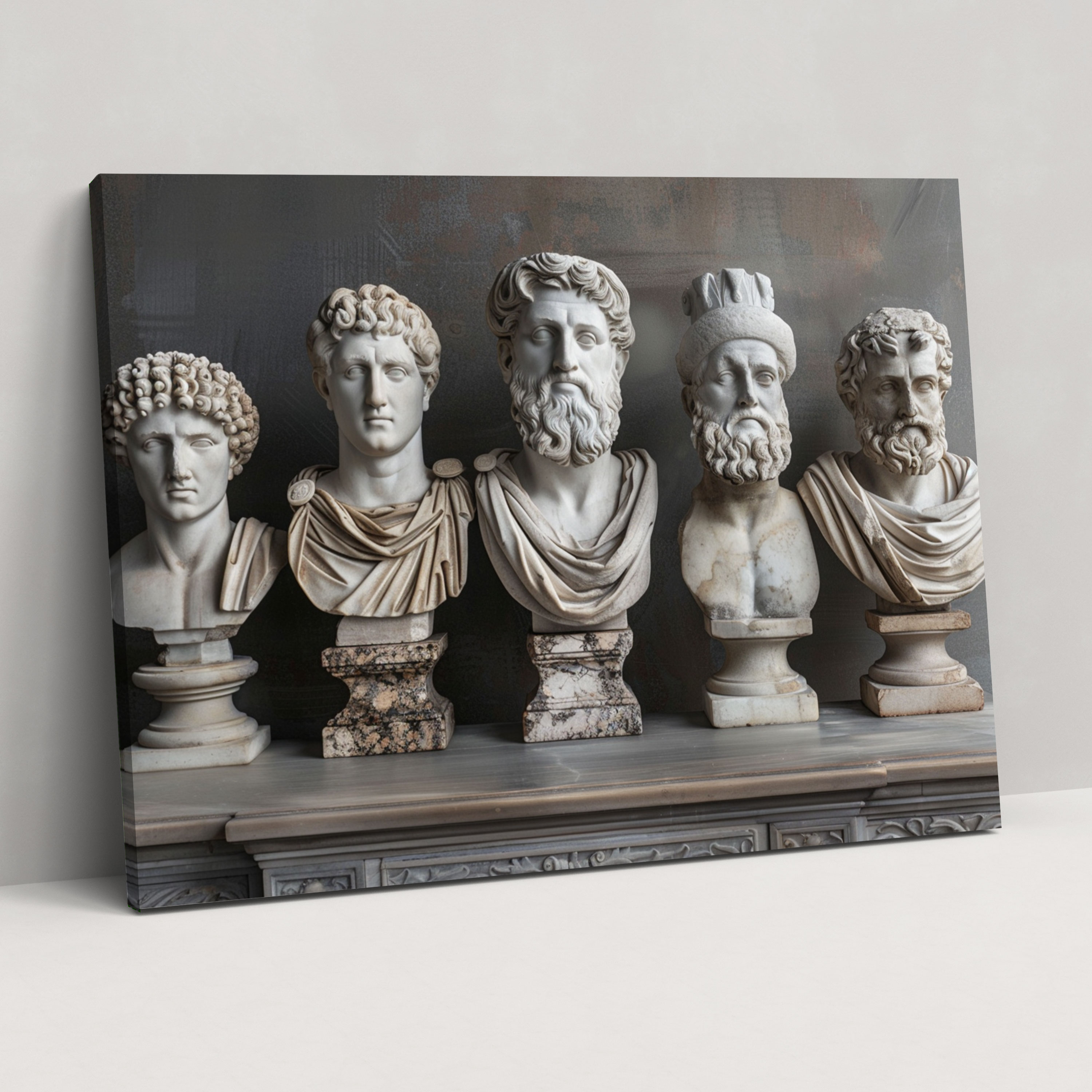 Roman Sculptures Wall Decoration - Classicism, Canvas Wall Art, Wall Decoration, Classicism