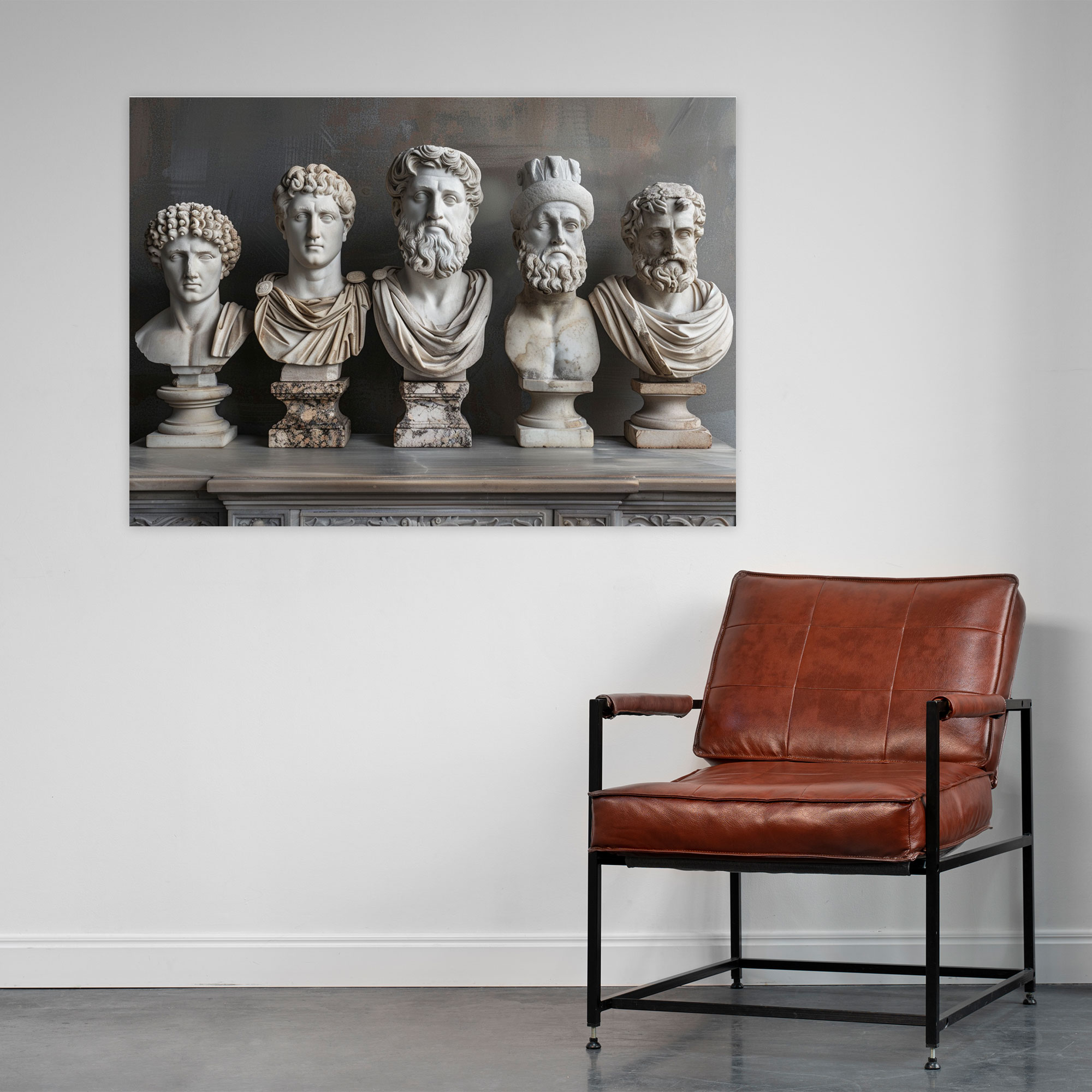 Roman Sculptures Wall Decoration - Classicism, Canvas Wall Art, Wall Decoration, Classicism