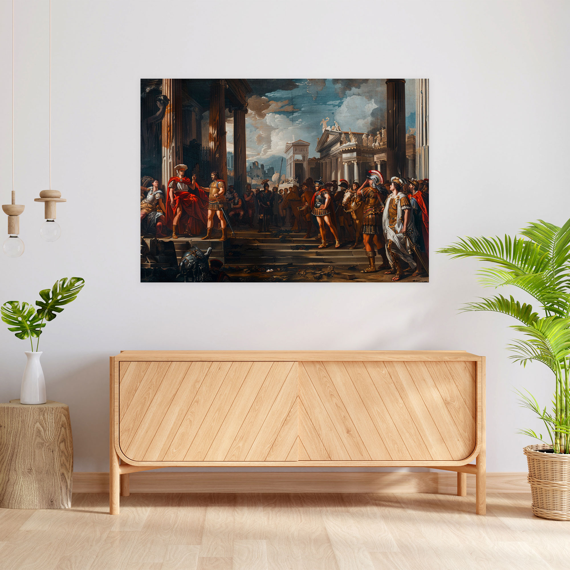 Historical Baroque Canvas Print - Classicism, Classicism, Canvas Wall Art, Wall Art