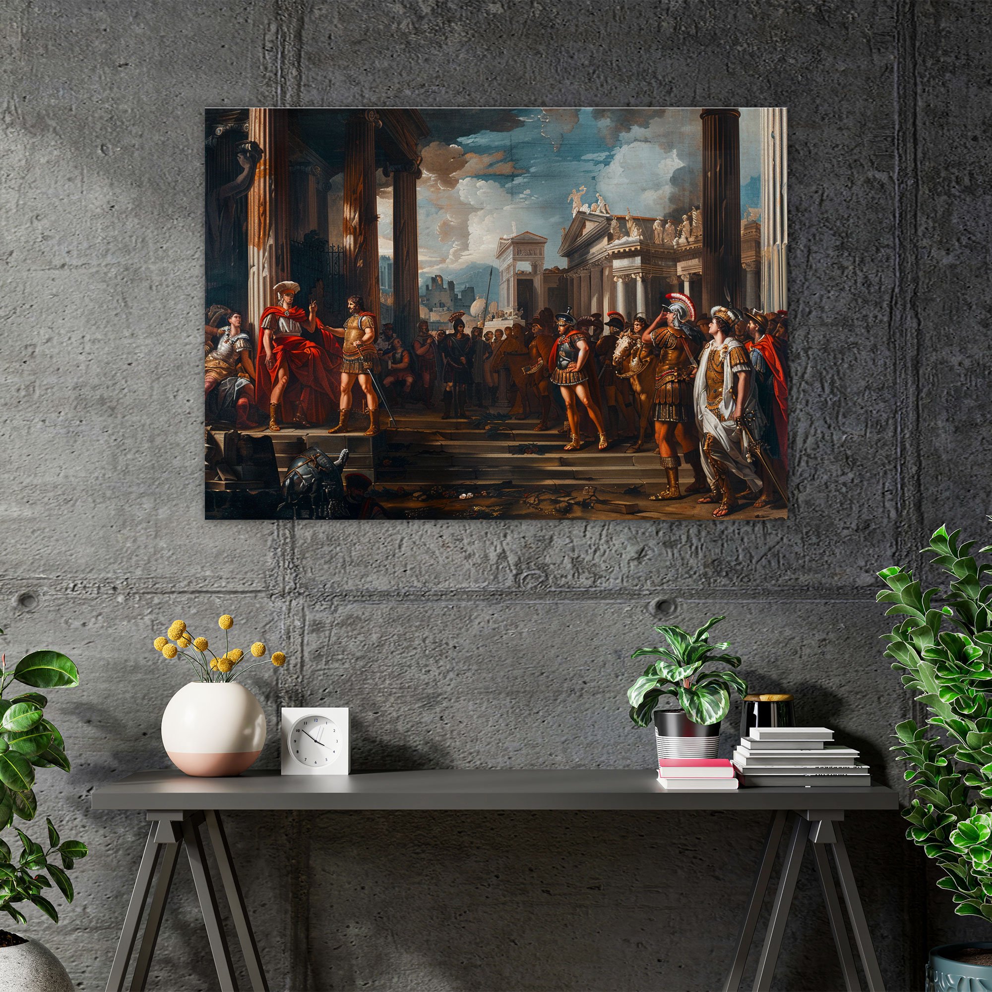 Historical Baroque Canvas Print - Classicism, Classicism, Canvas Wall Art, Wall Art