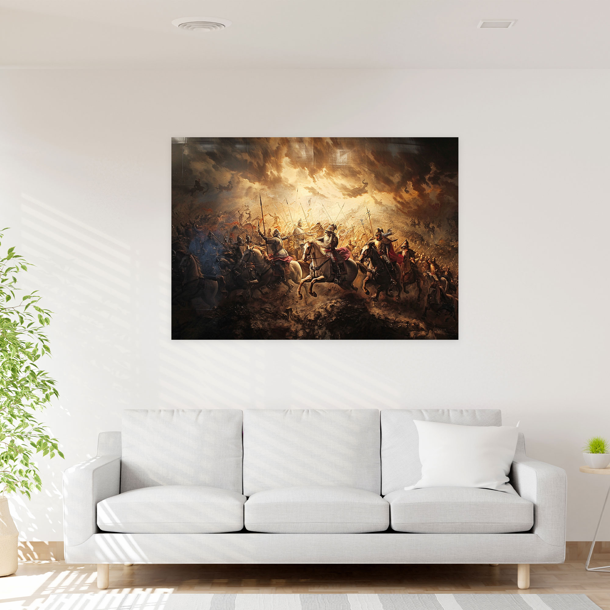 Historical Battle Classicism Wall Art - Classicism, Home Decoration, Painting, Canvas