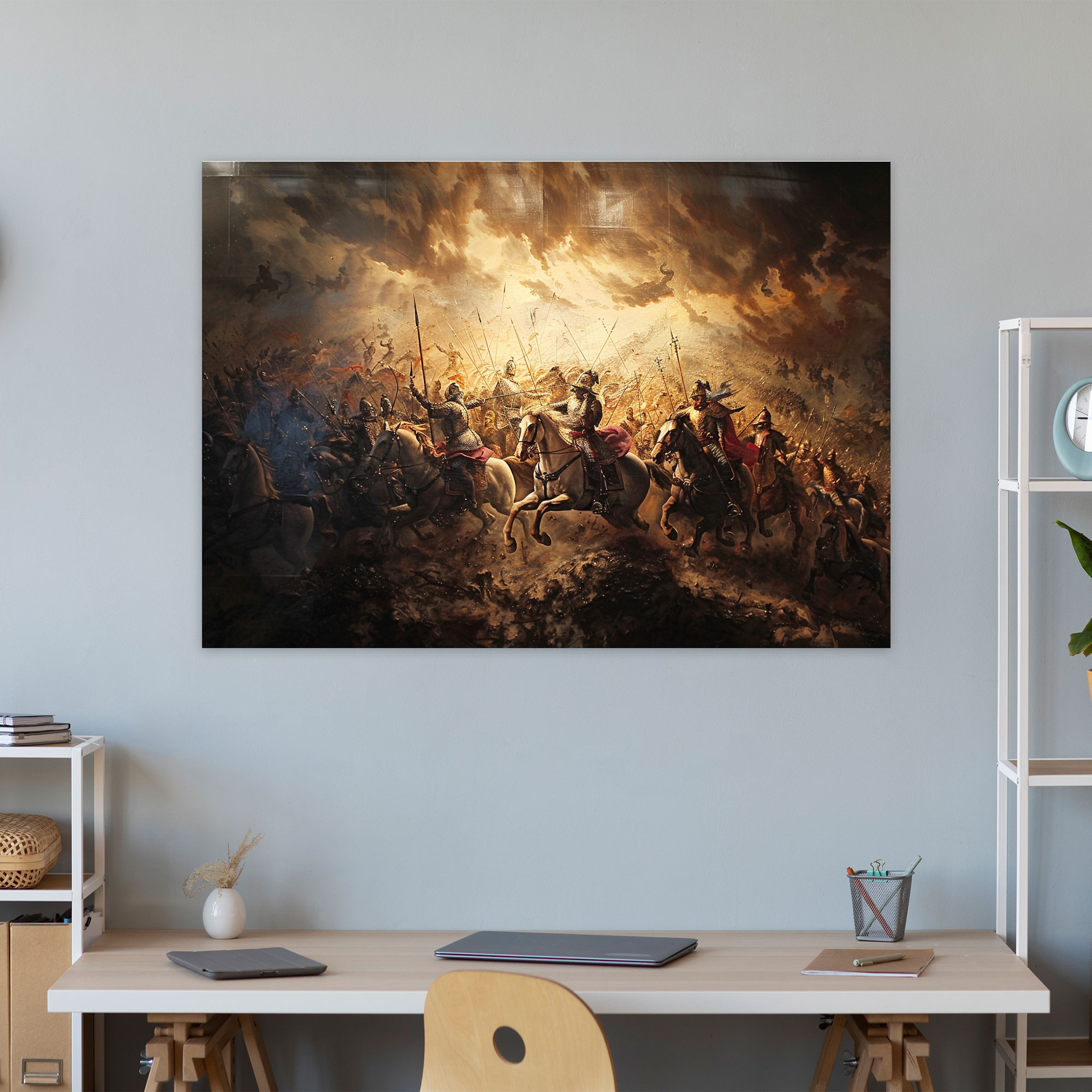 Historical Battle Classicism Wall Art - Classicism, Home Decoration, Painting, Canvas