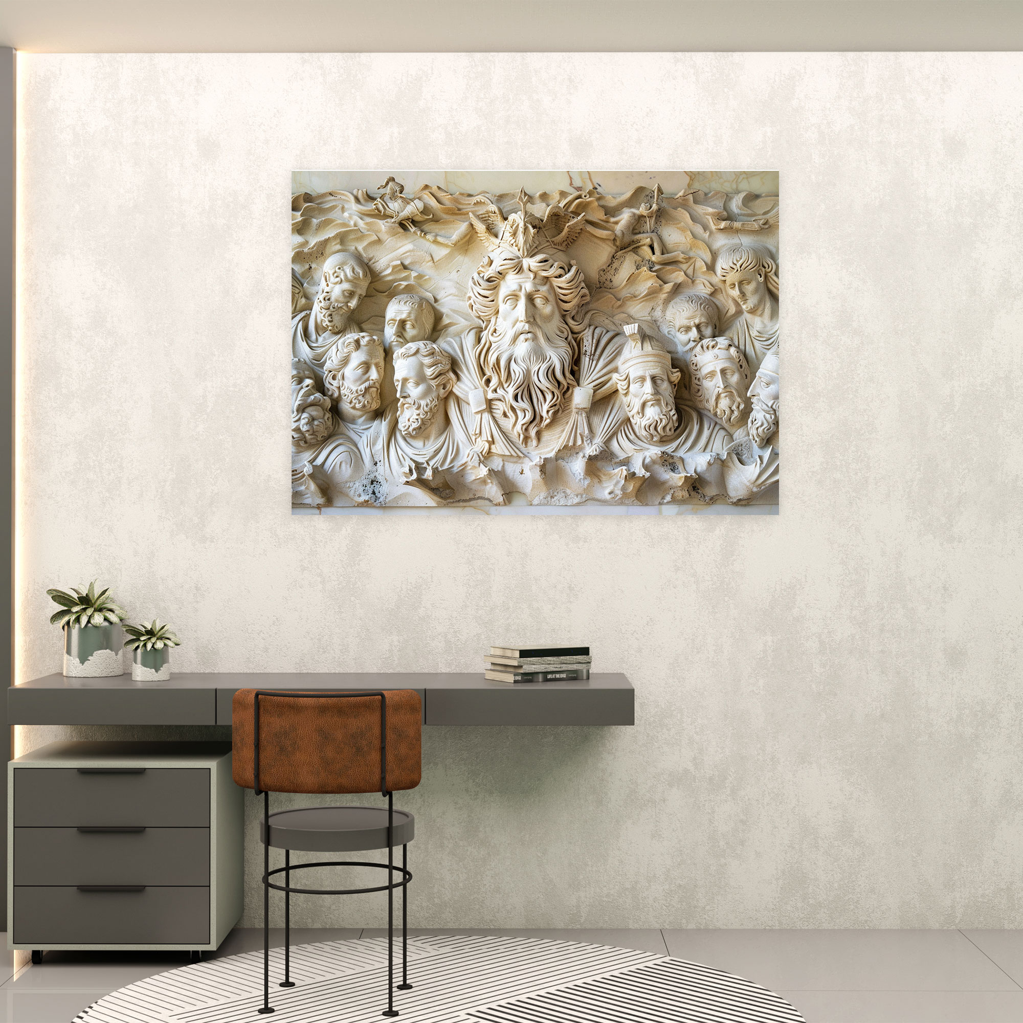 Ancient Gods Relief Wall Art - Classicism, Home Decoration, Classicism, Wall Decoration