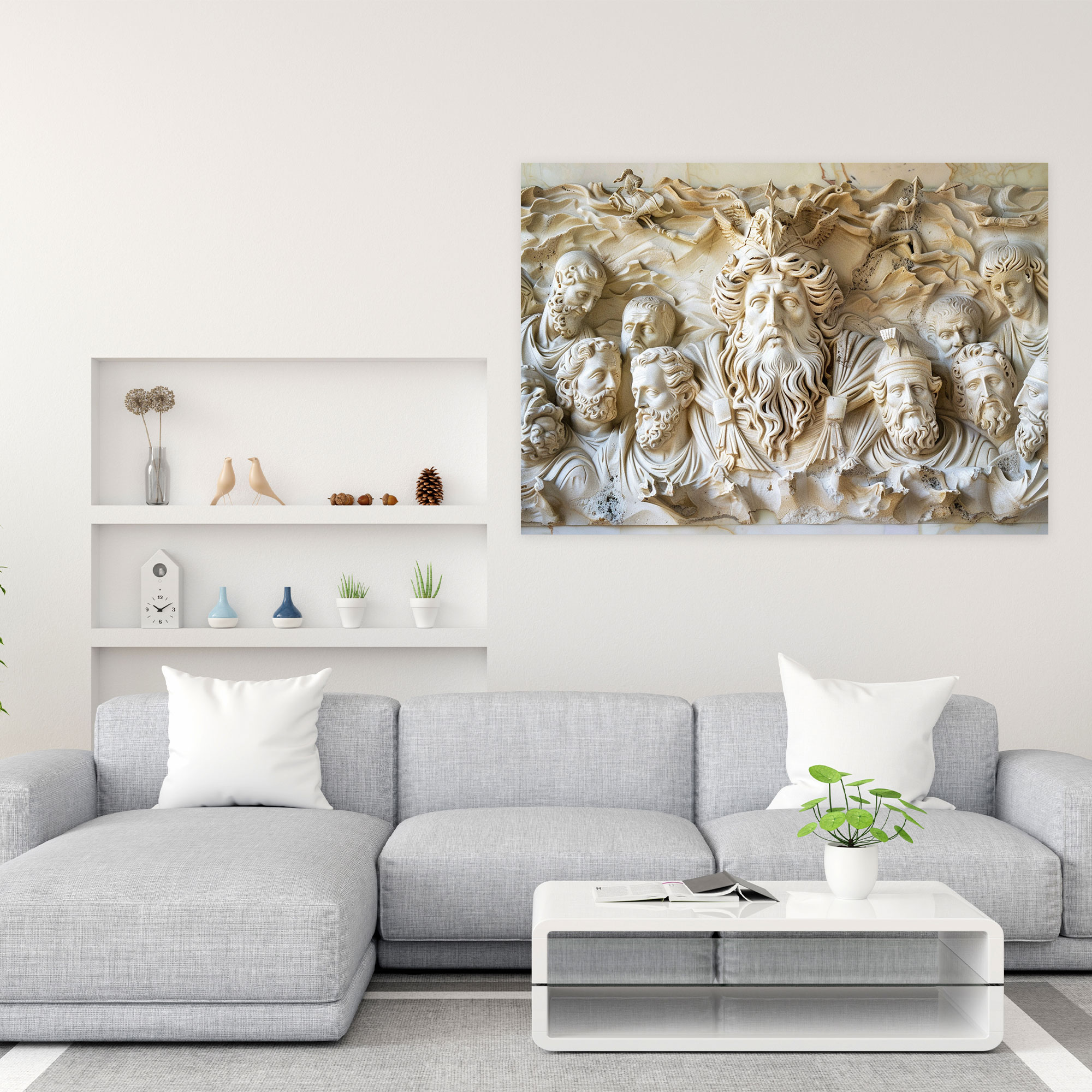 Ancient Gods Relief Wall Art - Classicism, Home Decoration, Classicism, Wall Decoration