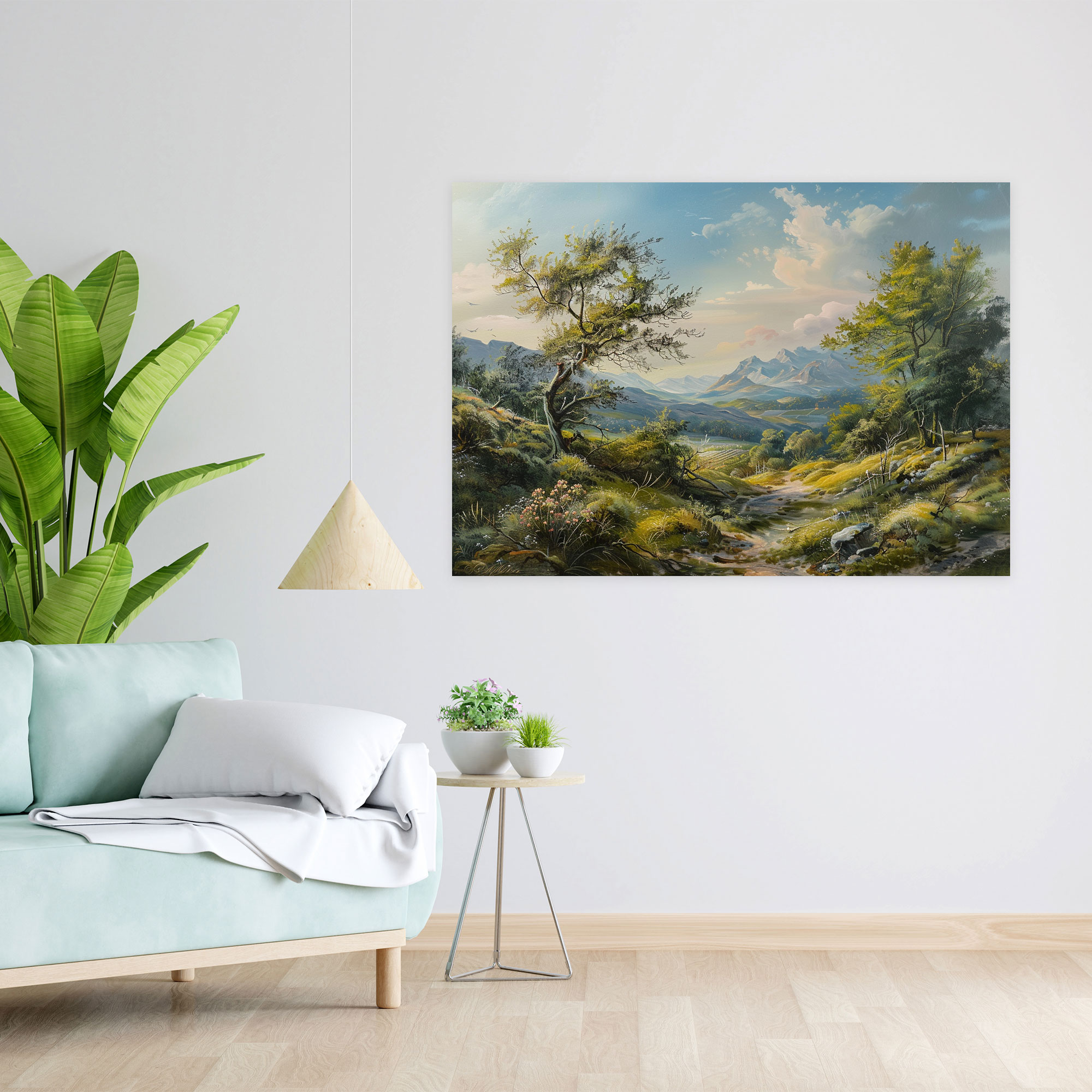Classic Landscape Canvas Print - Classicism, Canvas Print, Wall Decoration, Home Decoration