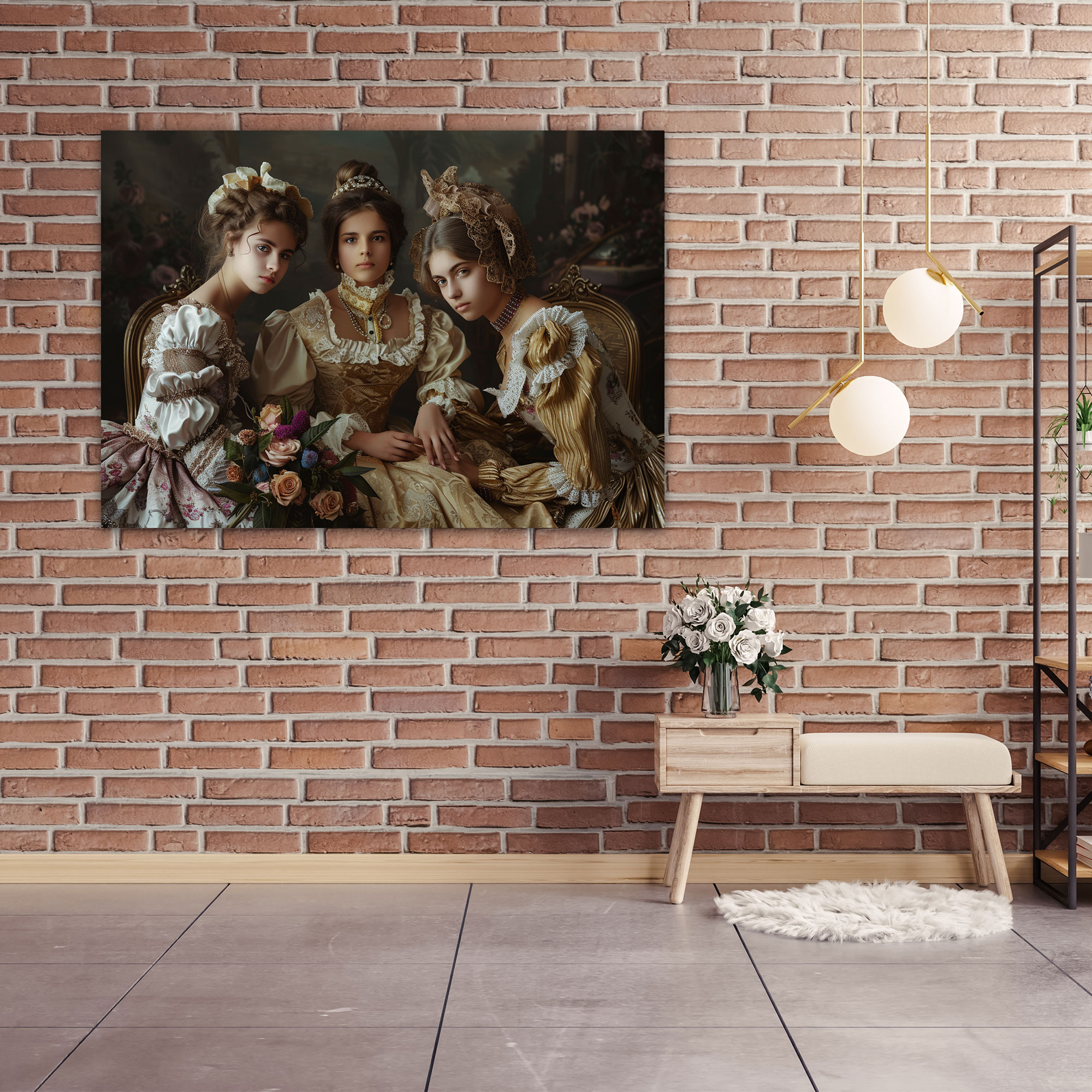 Classicism Canvas Print: Neoclassical Portrait - Classicism, Classicism, Wall Art, Canvas Print