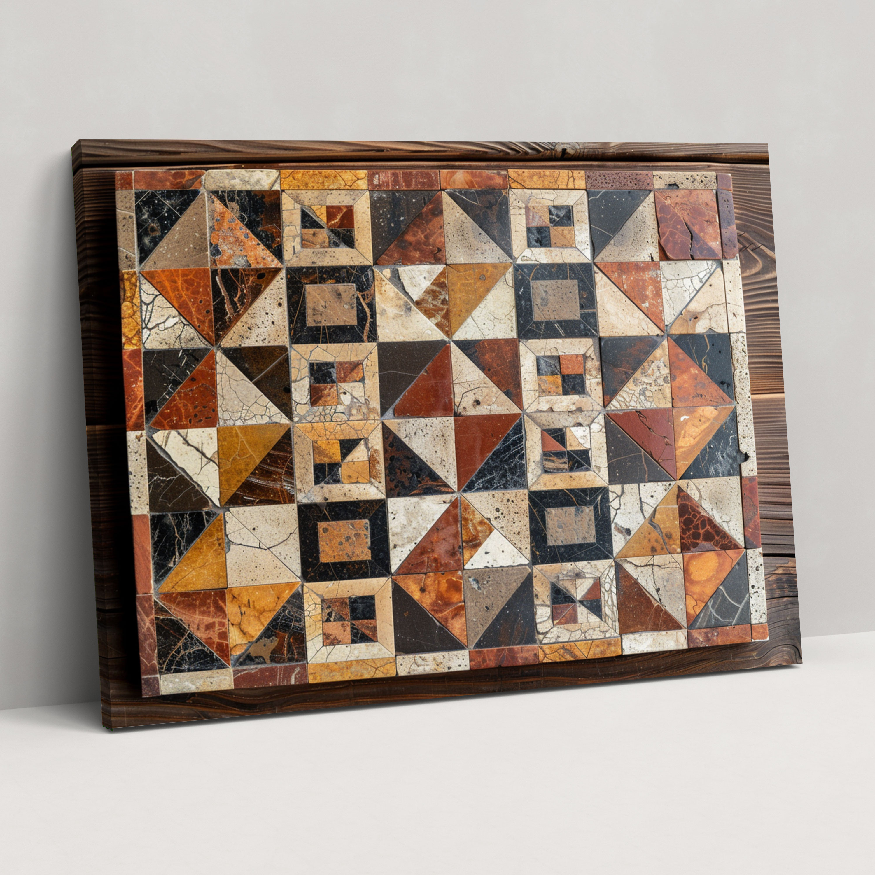 Classicism Canvas Print: Ancient Roman Mosaic - Classicism, Canvas, Wall Decoration, Home Decoration