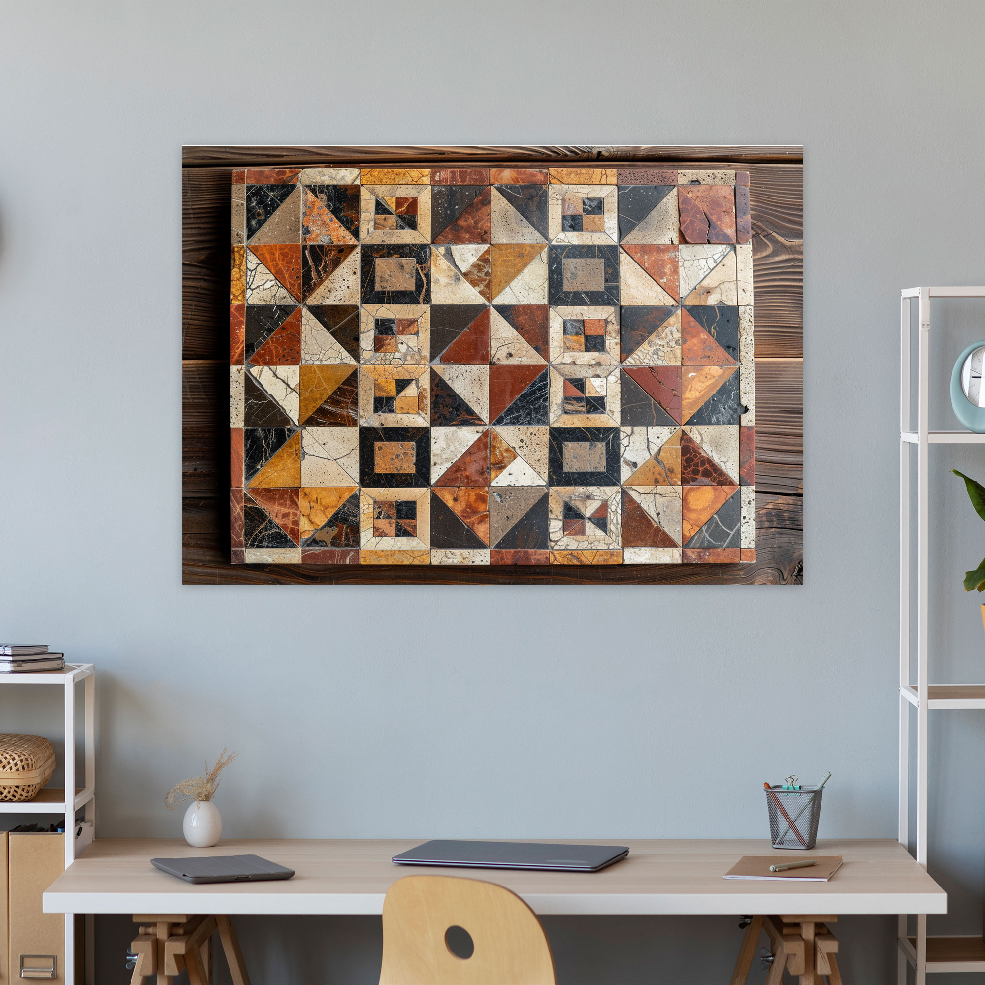 Classicism Canvas Print: Ancient Roman Mosaic - Classicism, Canvas, Wall Decoration, Home Decoration