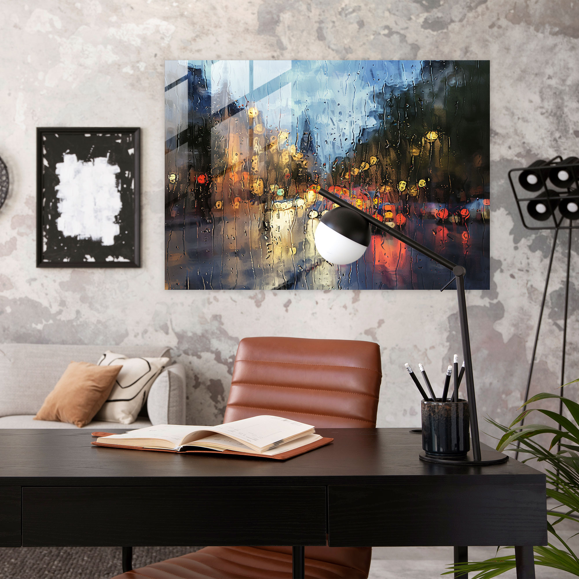 Claude Monet Wall Decoration - Cityscape Glass Print - Claude Monet, Glass Print, Modern Art, Home Decoration