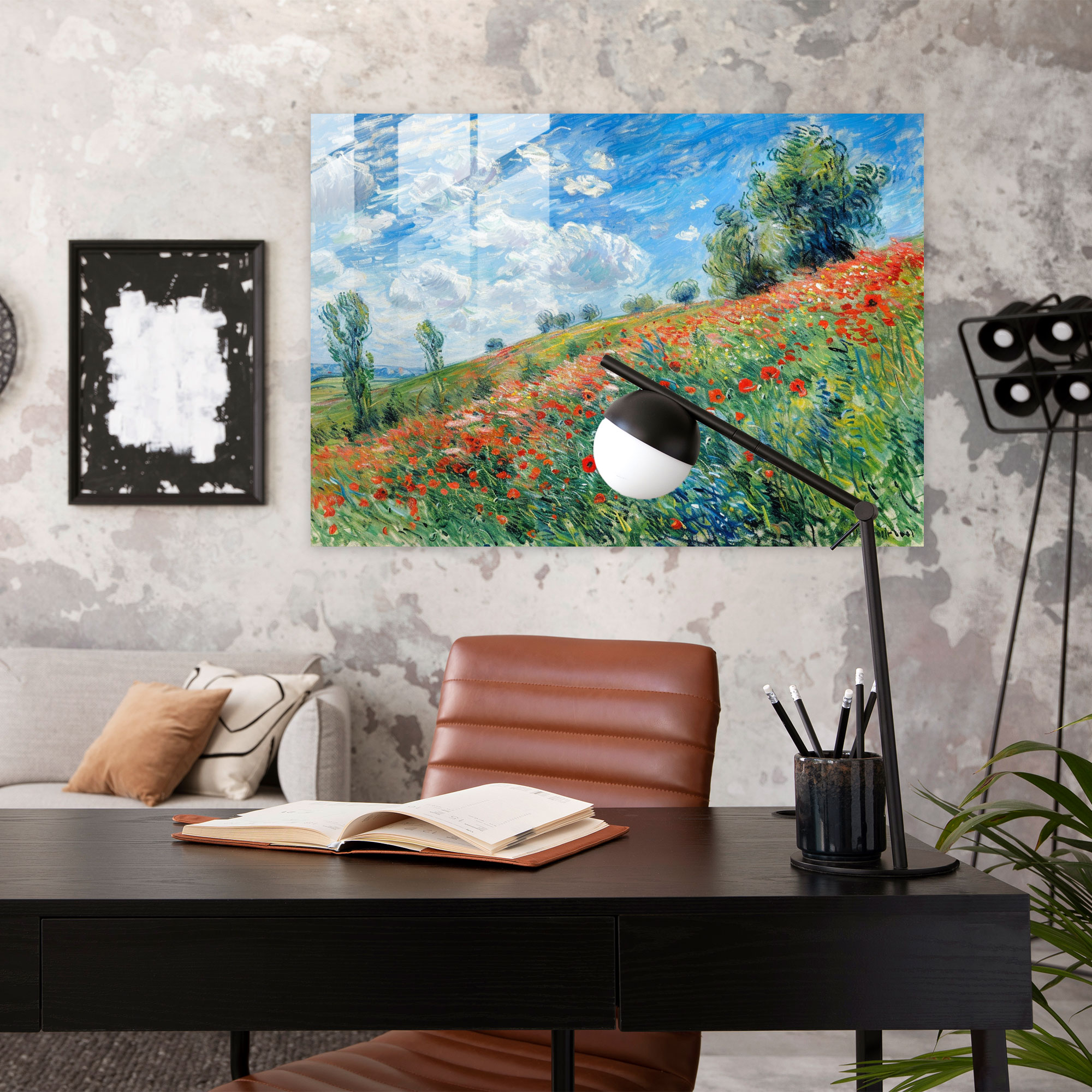 Claude Monet Colorful Poppies Home Decoration - Claude Monet, Wall Decoration, Home Decoration, Claude Monet