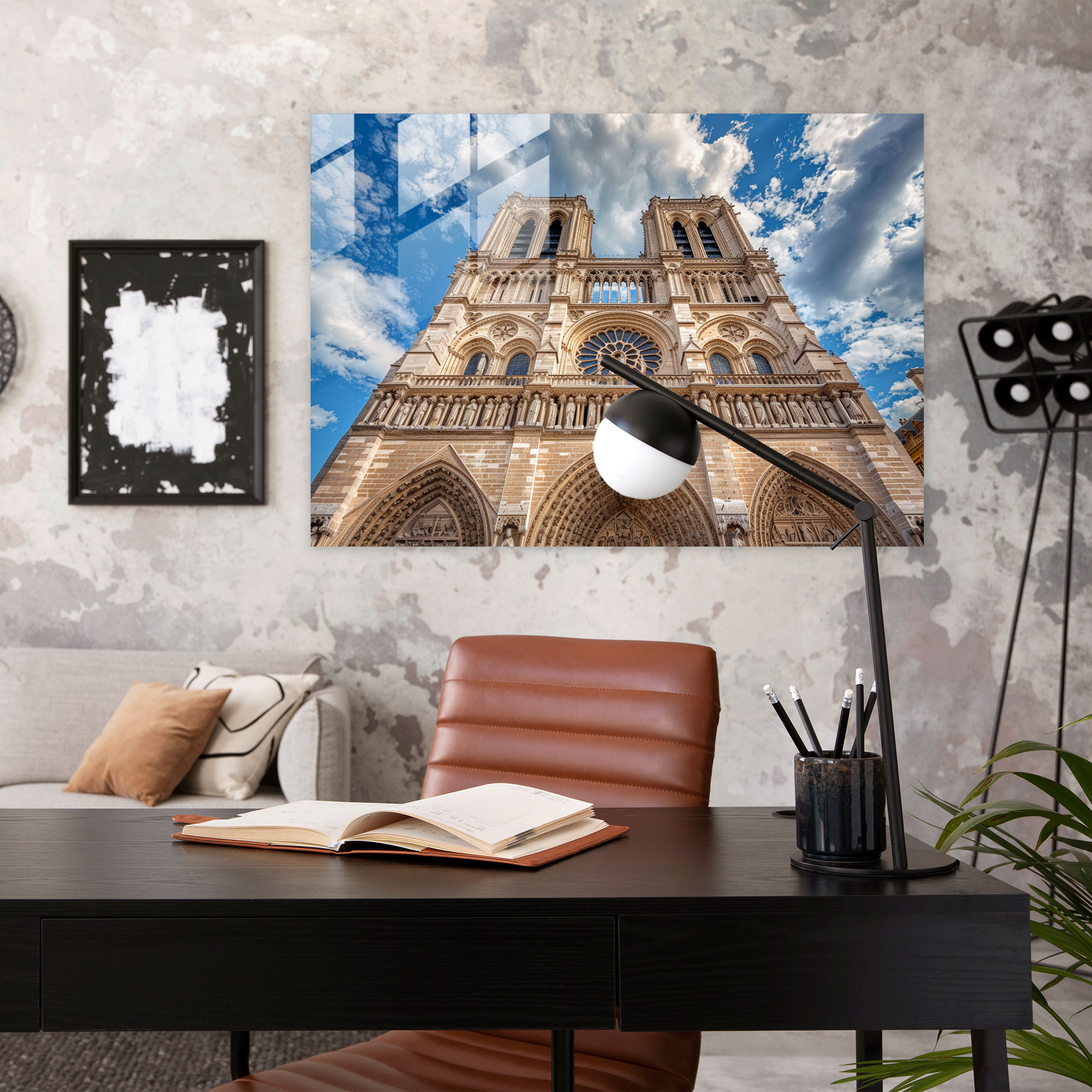 Claude Monet Majestic Cathedral Wall Decoration - Claude Monet, Home Decoration, Glass Print, Claude Monet